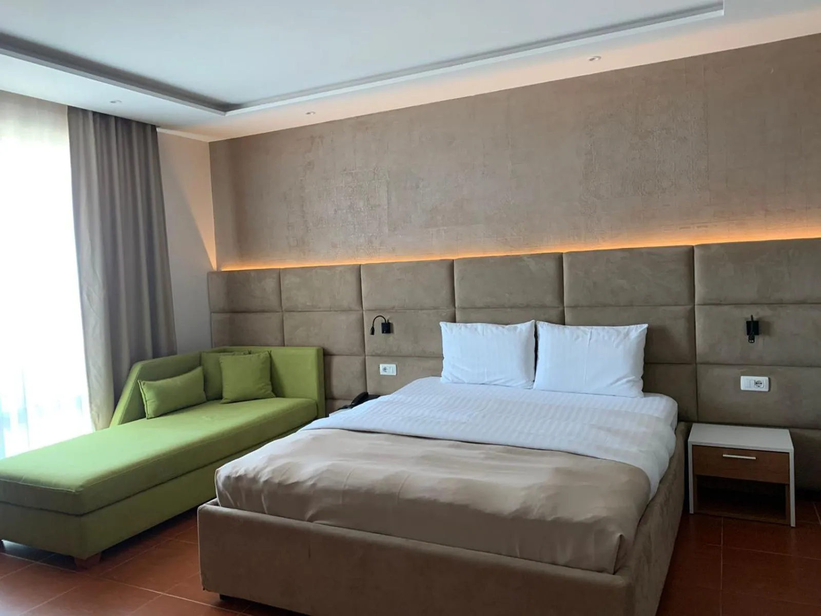 Bedroom, Bed in Albanian Star Hotel