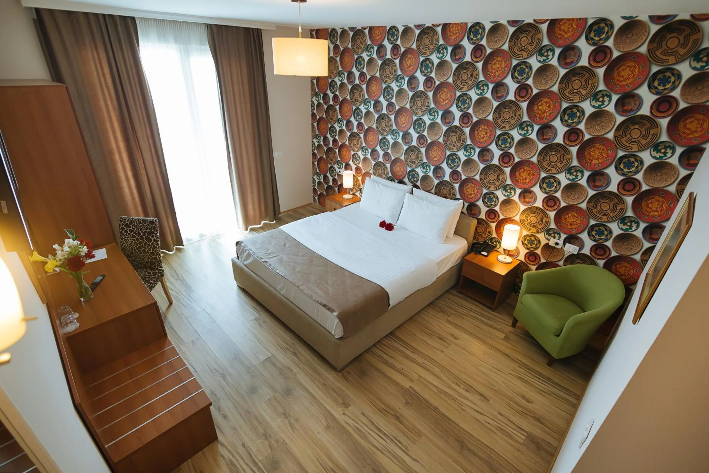 Bed in Albanian Star Hotel