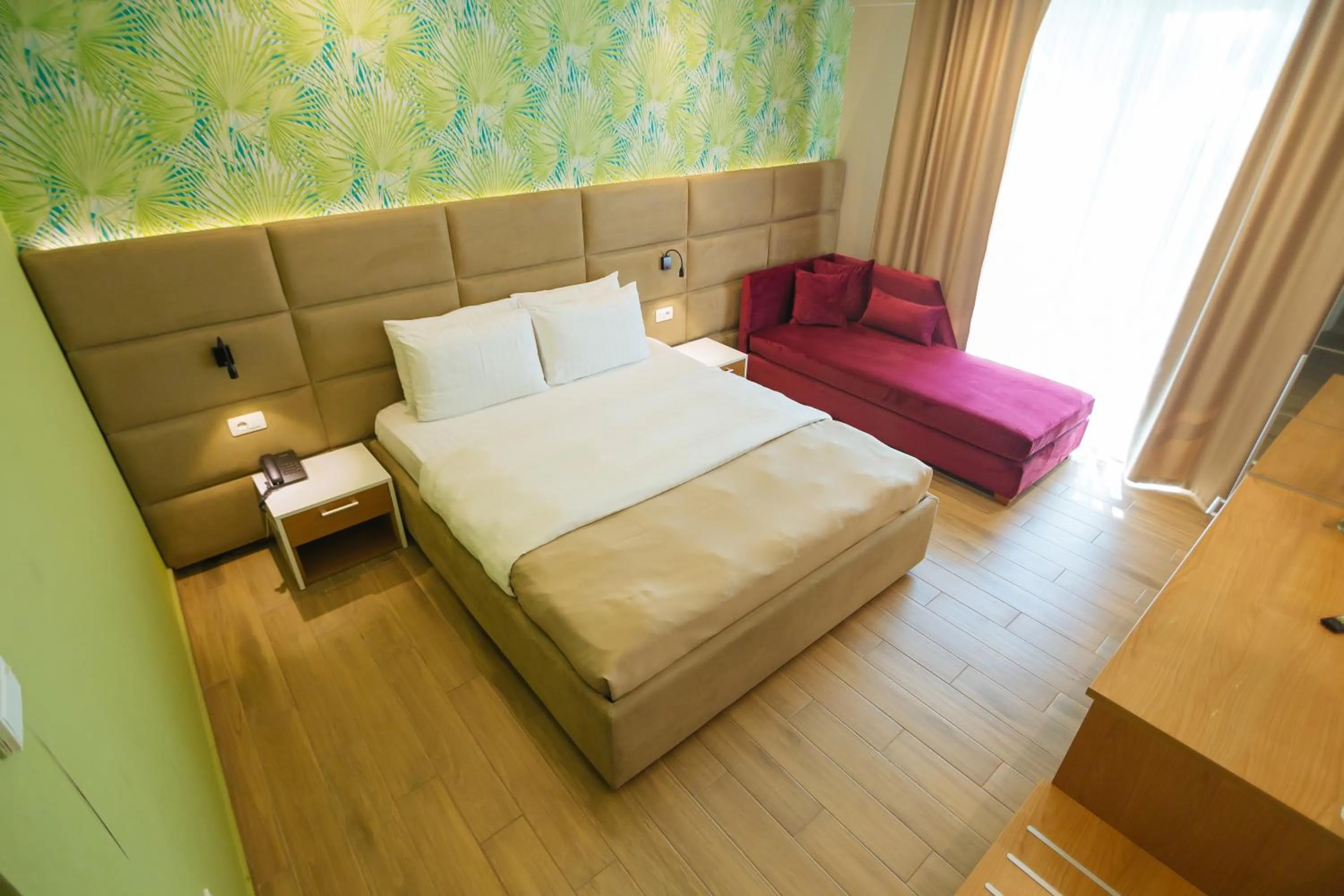 Bed in Albanian Star Hotel