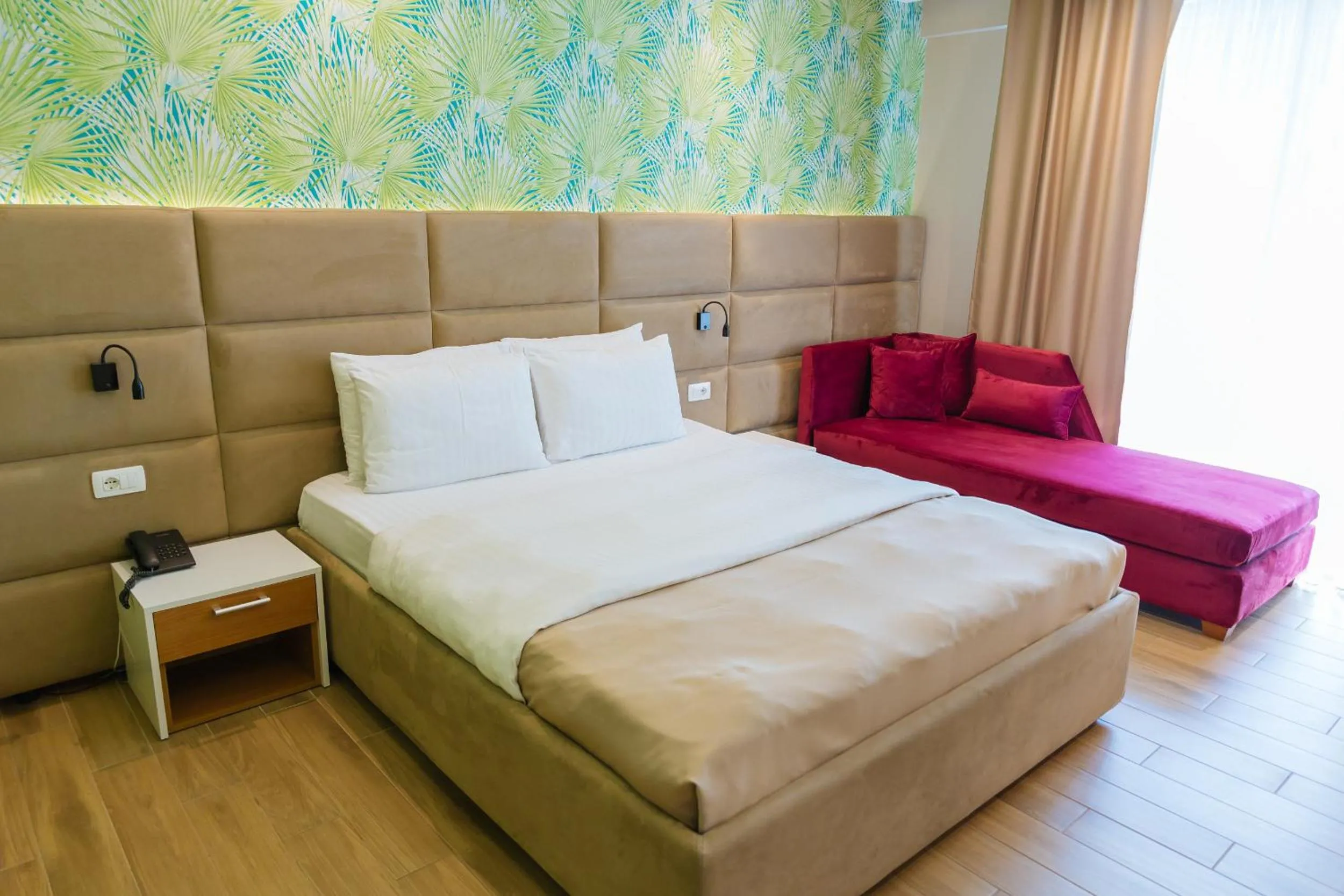 Bed in Albanian Star Hotel