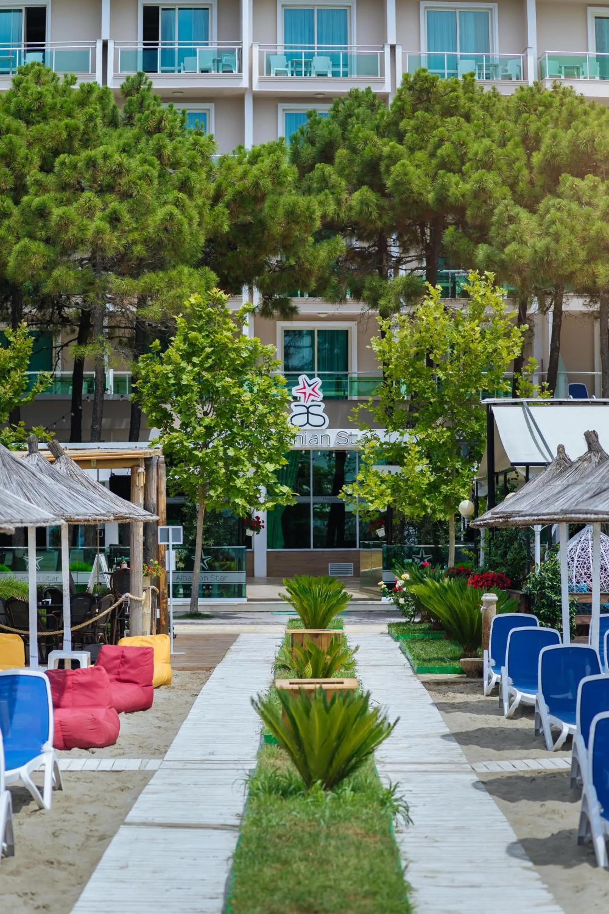 Facade/entrance in Albanian Star Hotel