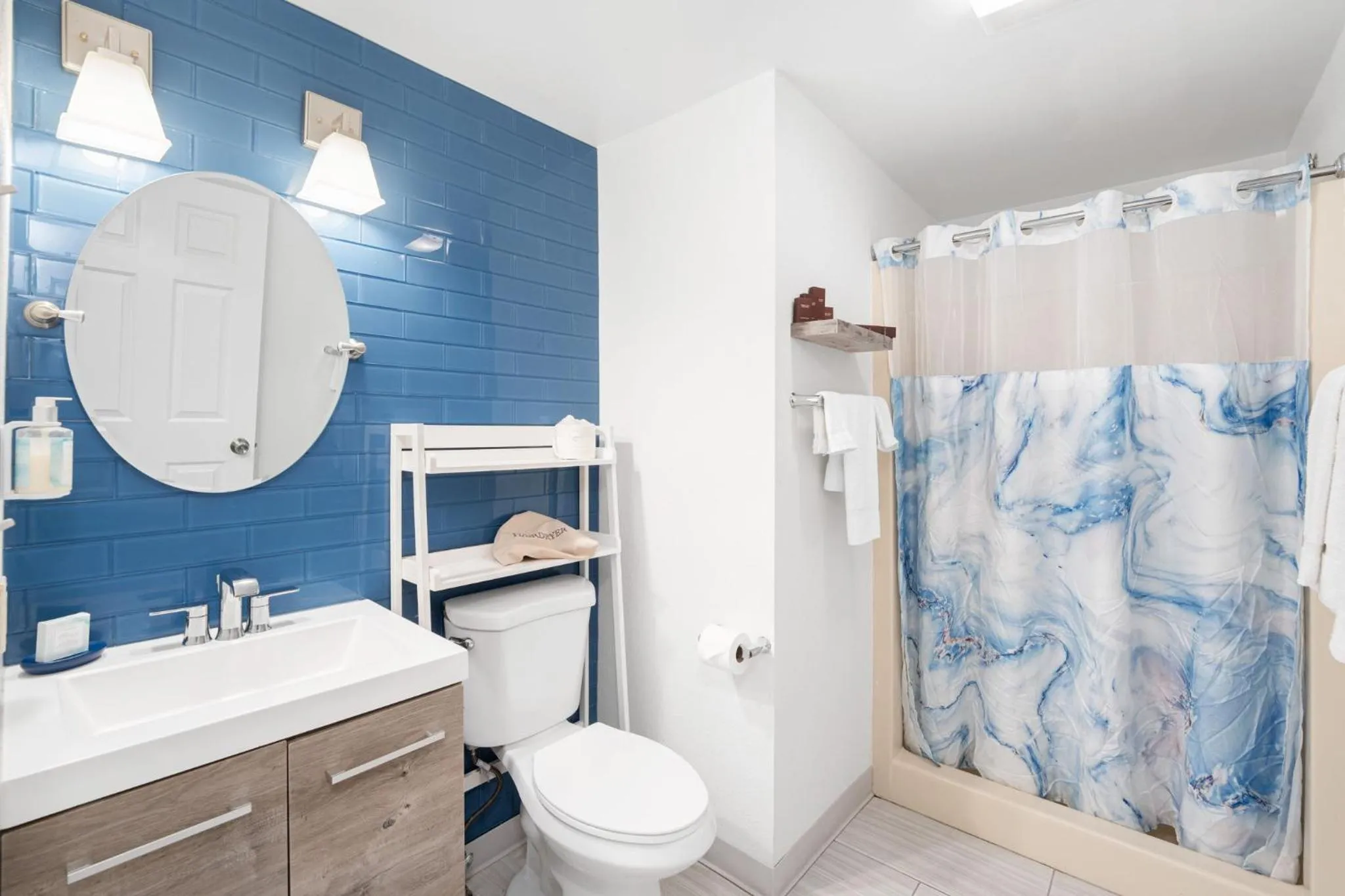Bathroom in Founder's Brook Motel and Suites