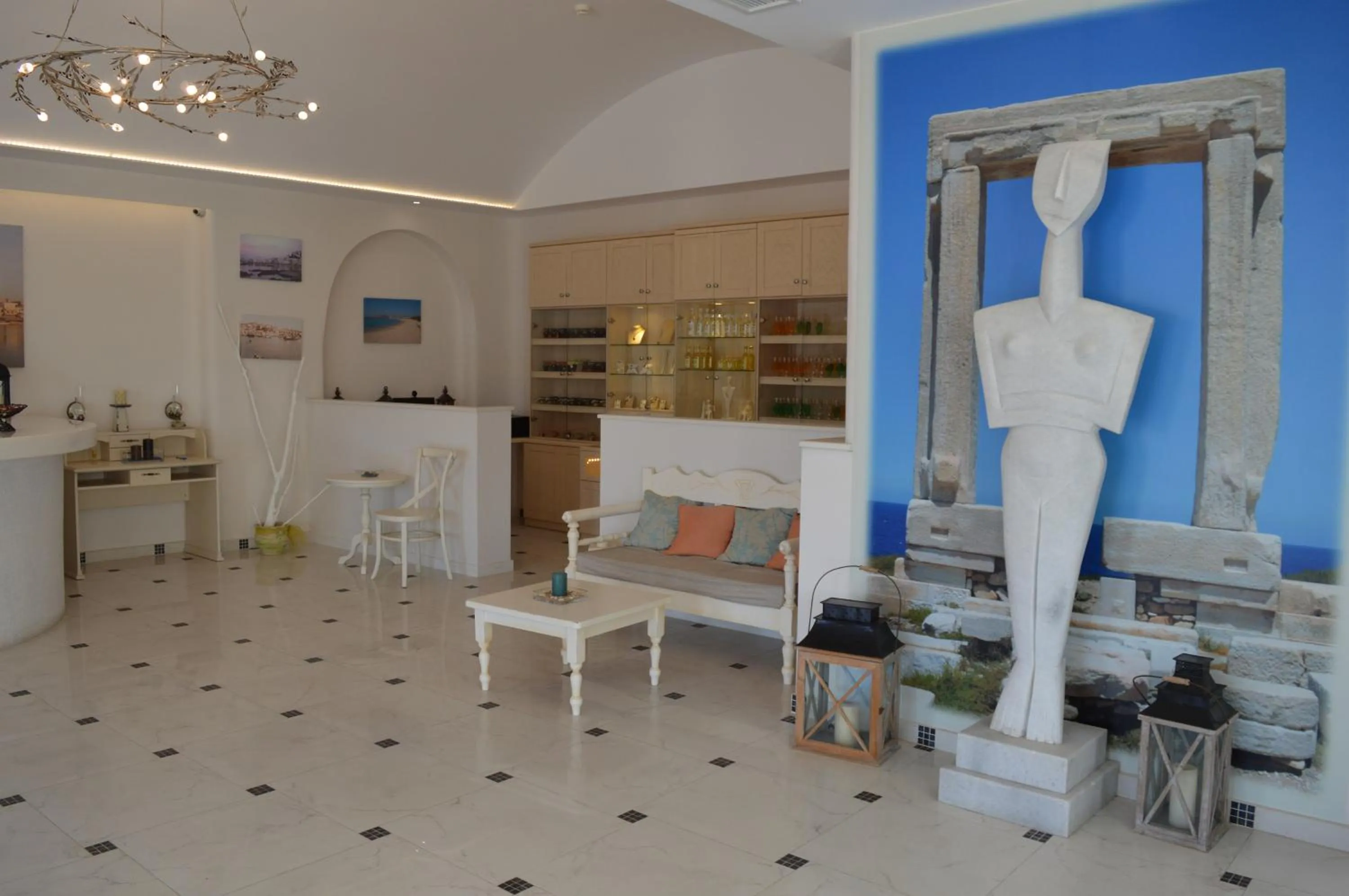 Lobby or reception in Naxos Island Hotel