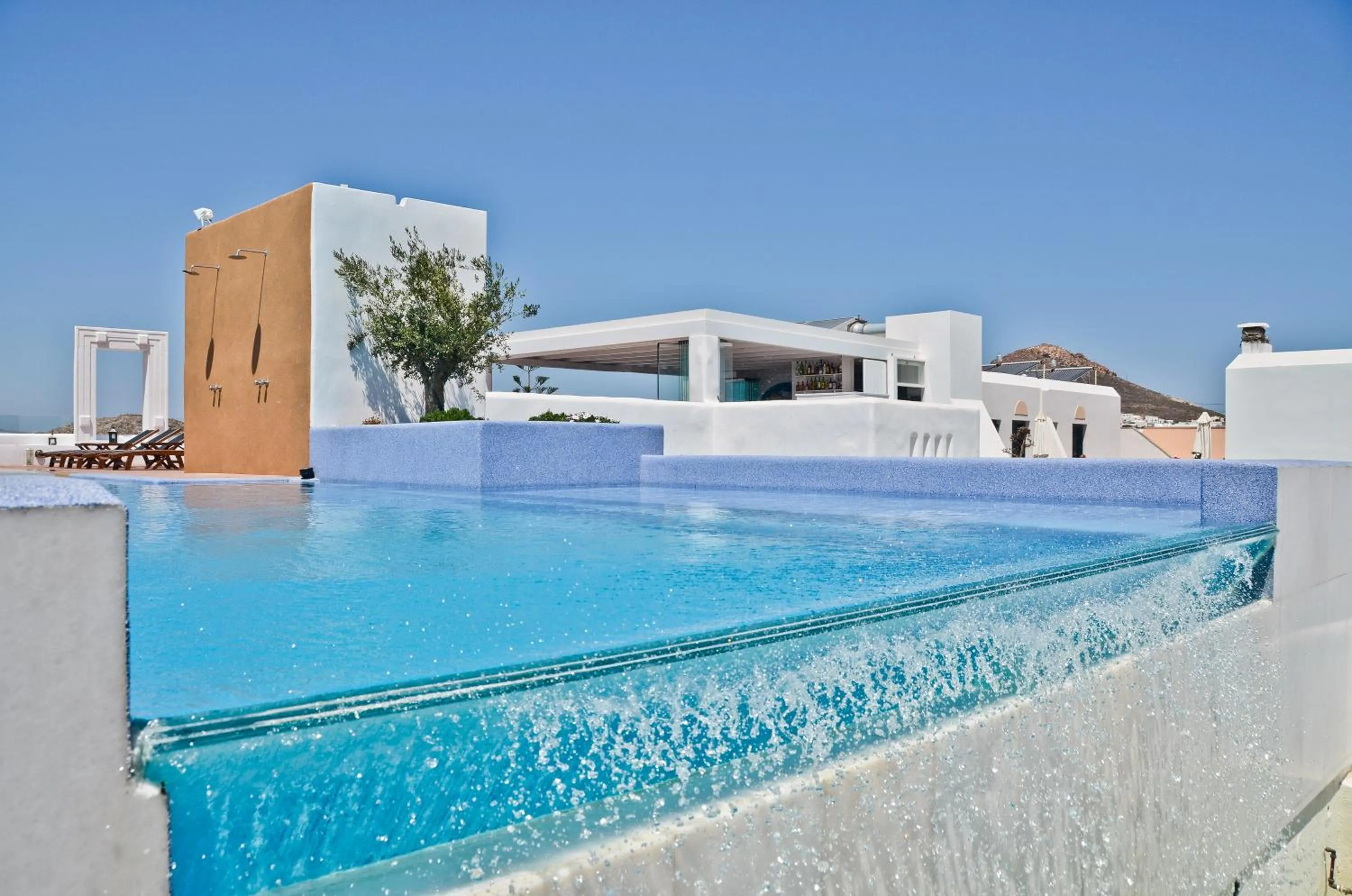 Swimming pool in Naxos Island Hotel