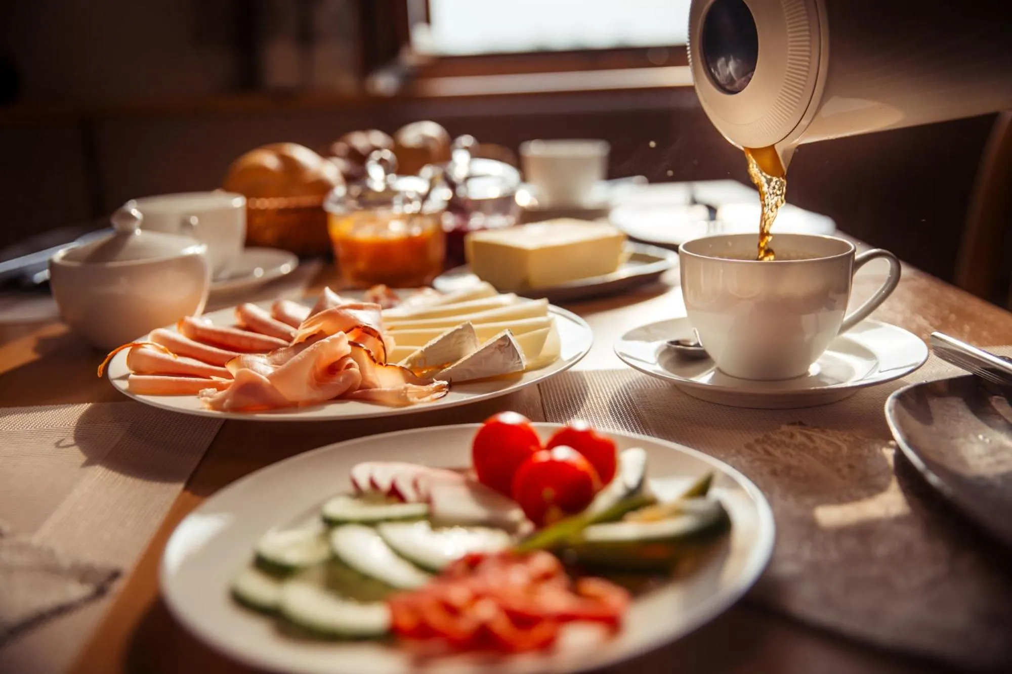 Breakfast in Gästehaus Krappel