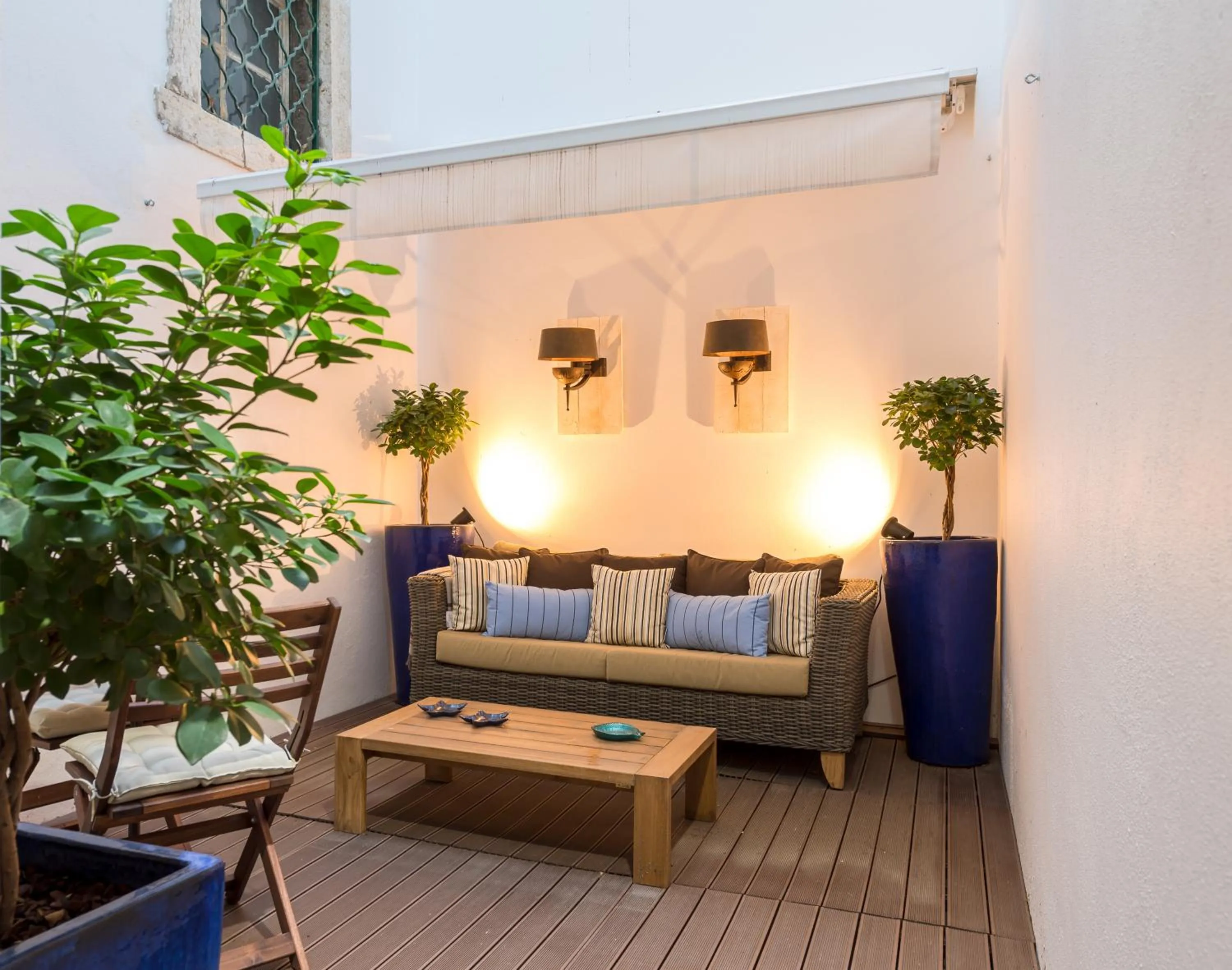 Balcony/Terrace in Lisboa Carmo Hotel