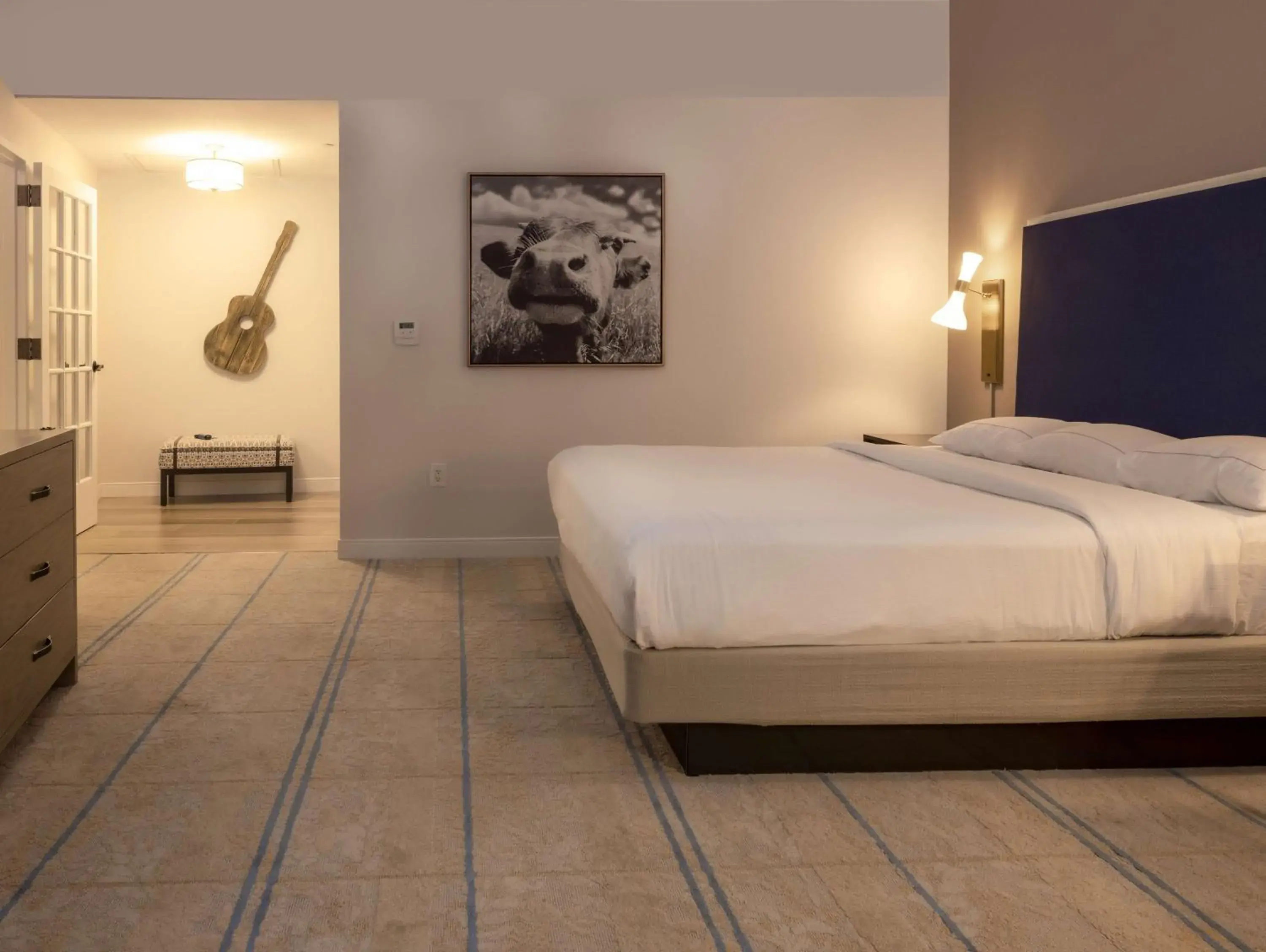 Bed in Hilton Austin Airport Bed in Hilton Austin Airport