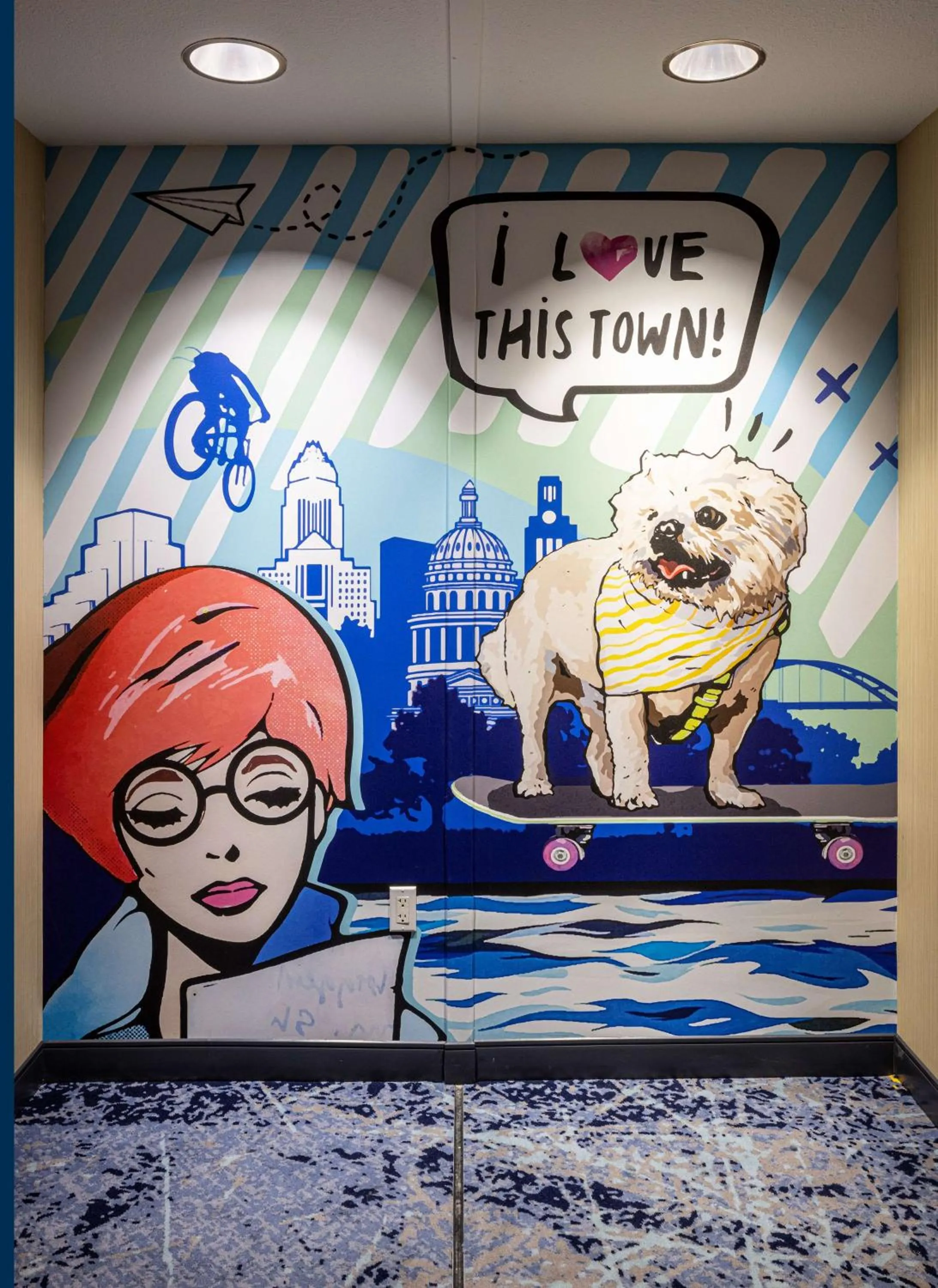 Lobby or reception in Hilton Austin Airport