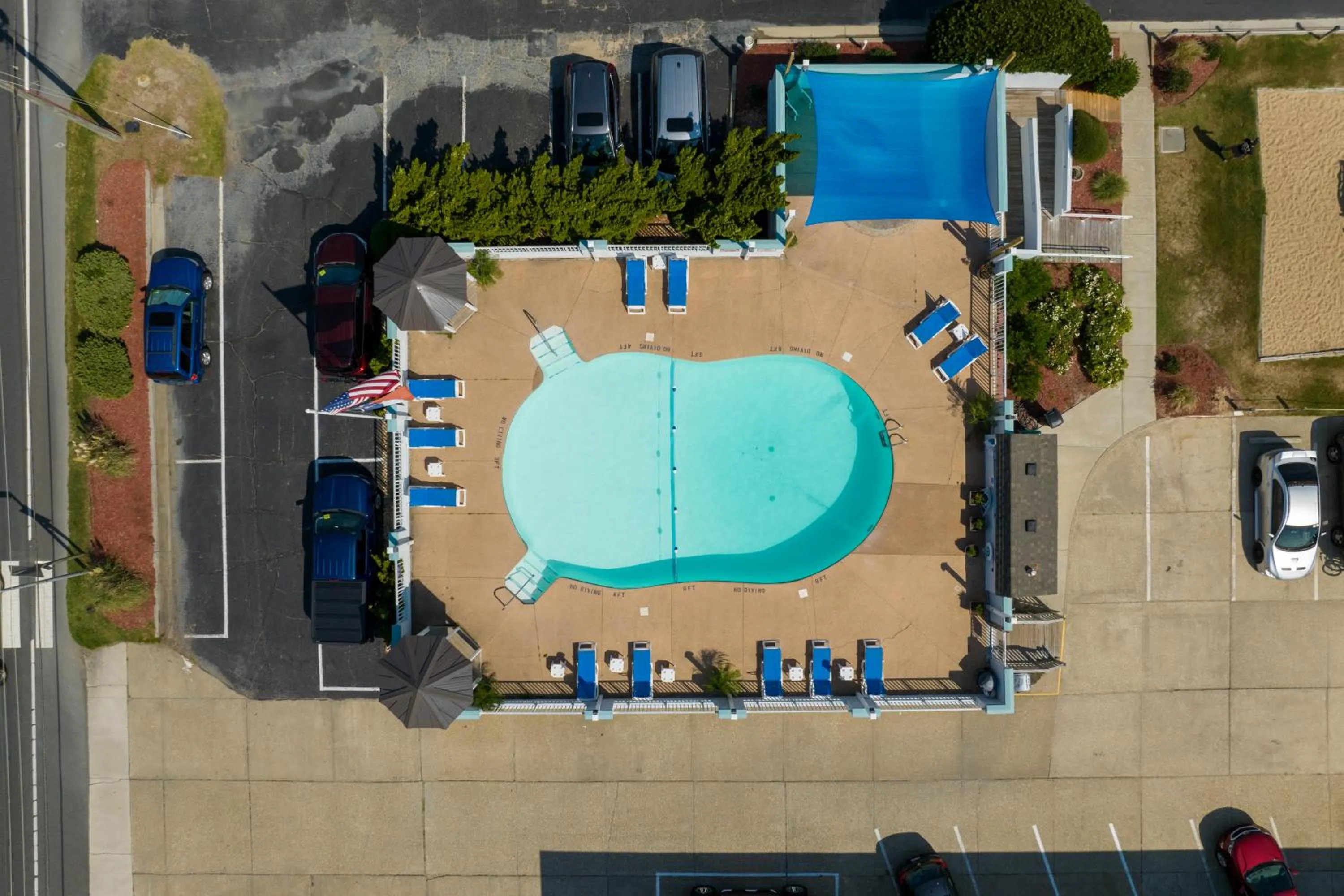 Bird's eye view in John Yancey Oceanfront Inn