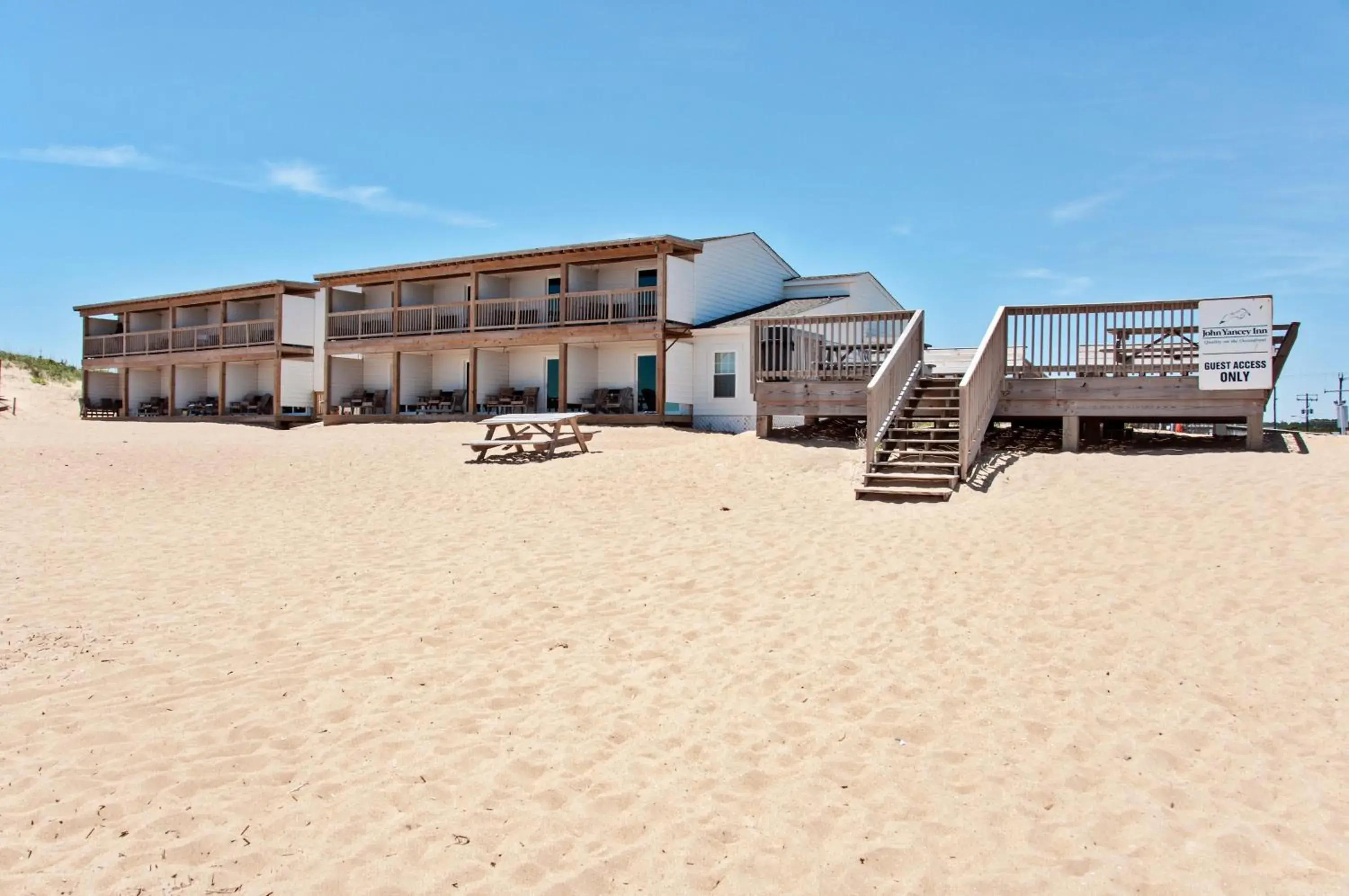 Facade/entrance in John Yancey Oceanfront Inn Facade/entrance in John Yancey Oceanfront Inn