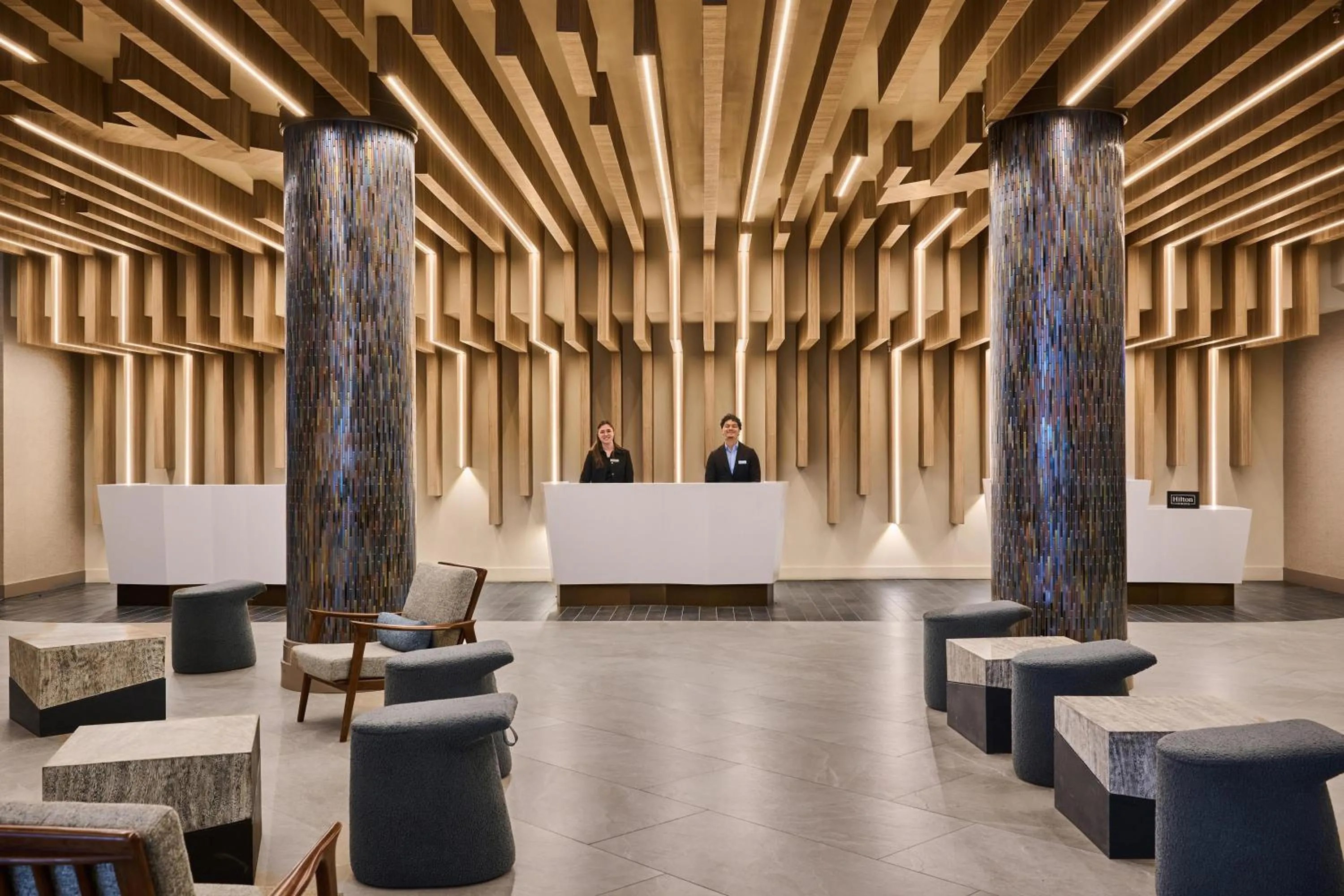 Lobby or reception in Hilton Anchorage