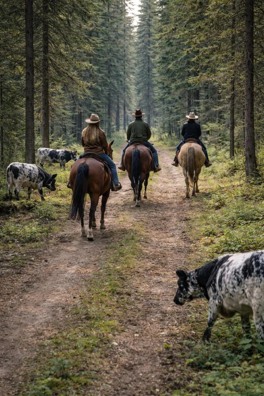 Horse-riding in Nakiska Bear Ranch