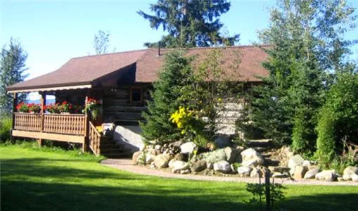 Garden view in Nakiska Bear Ranch