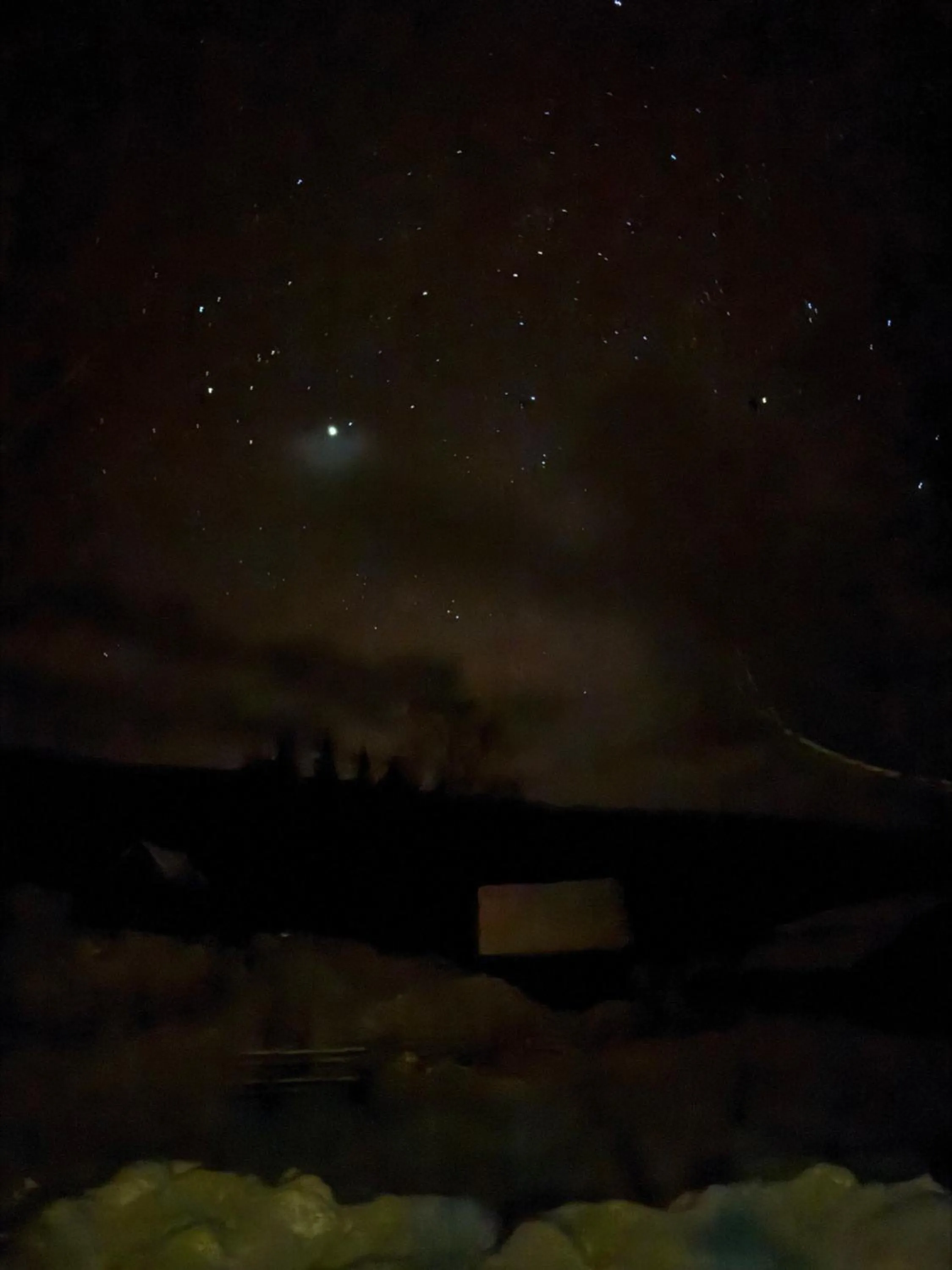 Night in Nakiska Bear Ranch