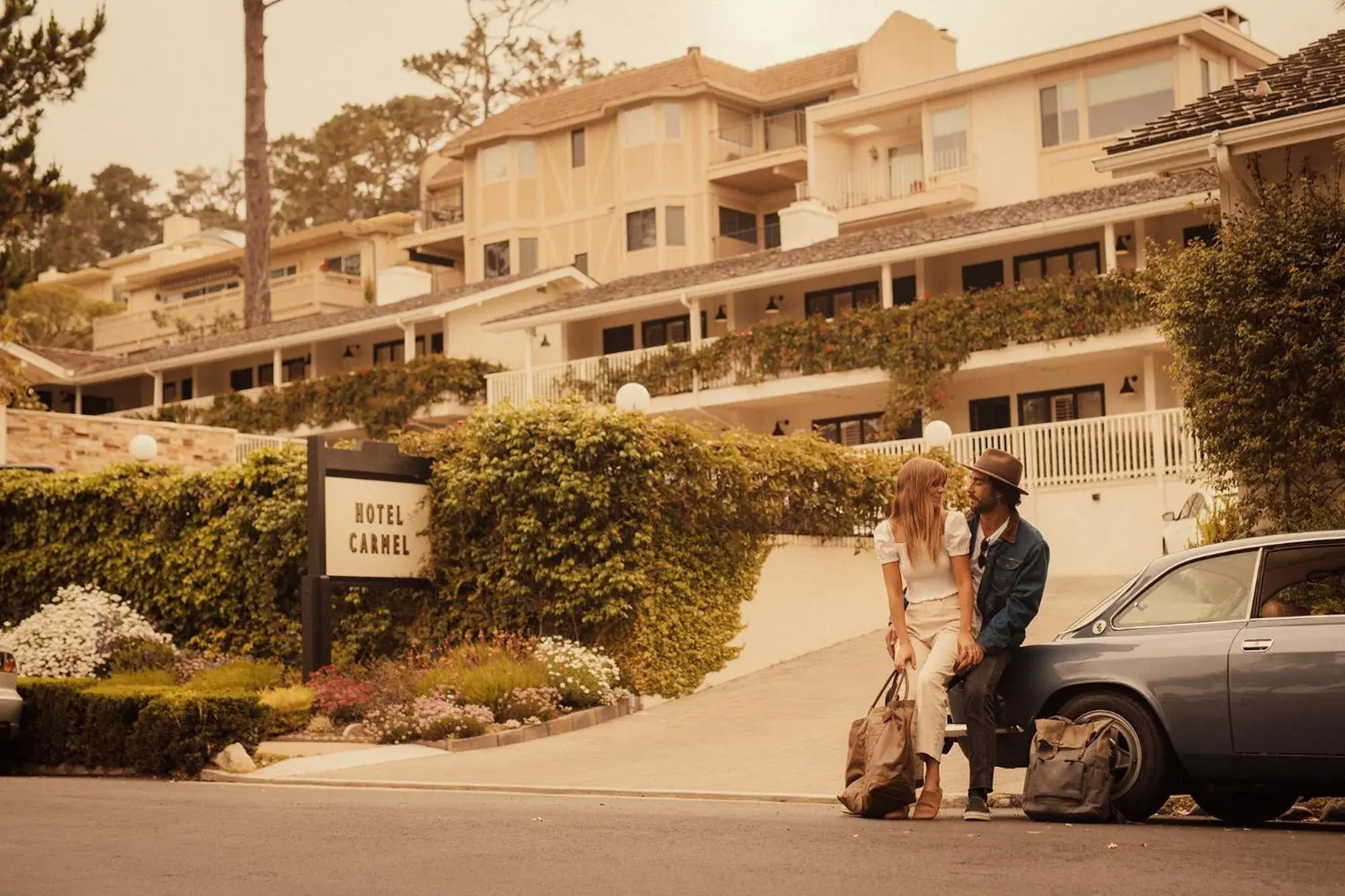 Facade/entrance in Hotel Carmel Facade/entrance in Hotel Carmel