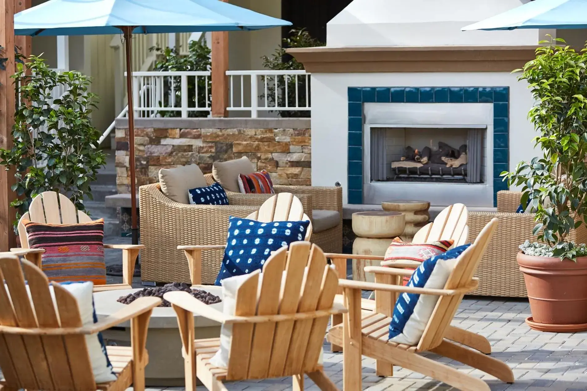 Inner courtyard view in Hotel Carmel Inner courtyard view in Hotel Carmel