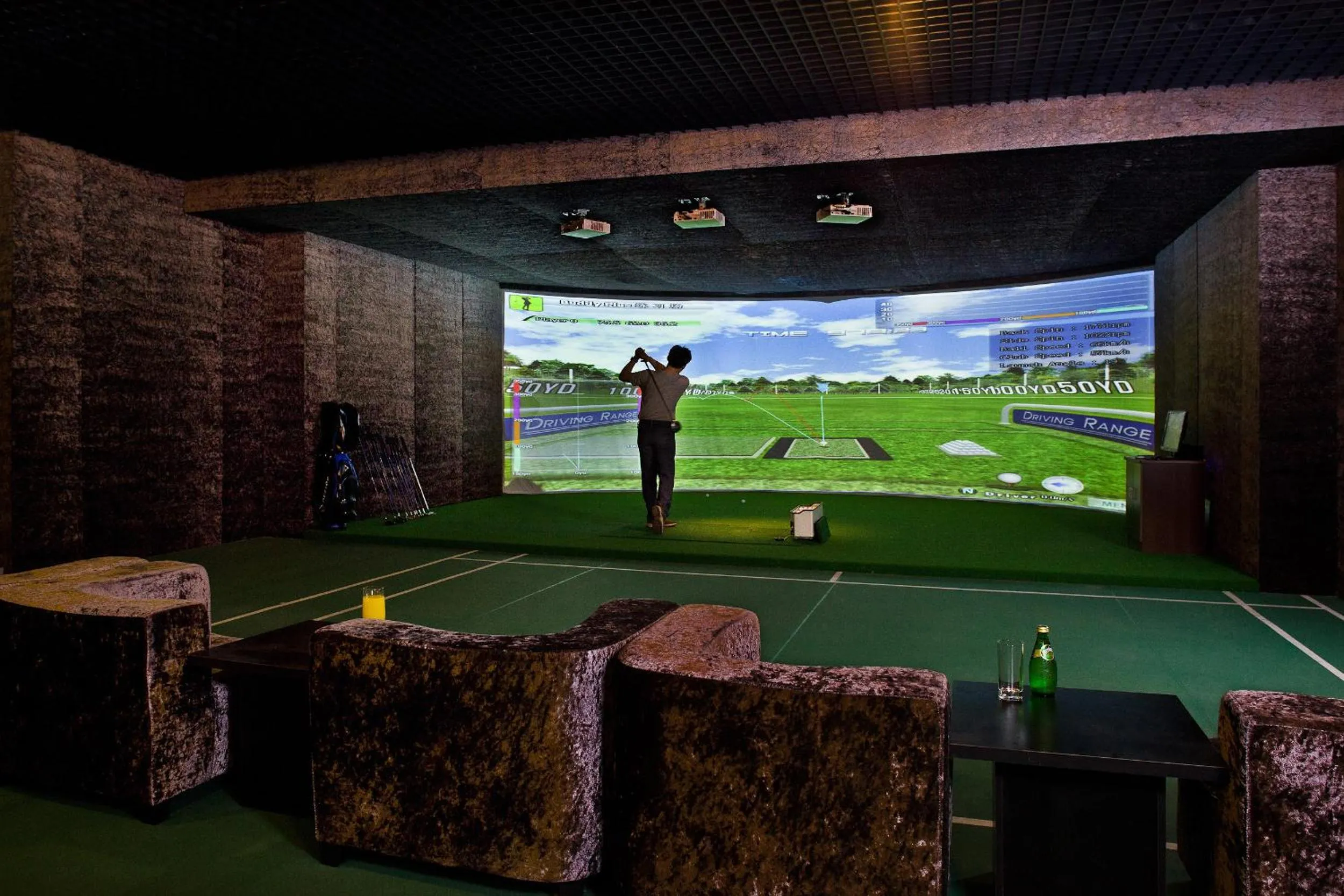 Minigolf in Beijing International Hotel