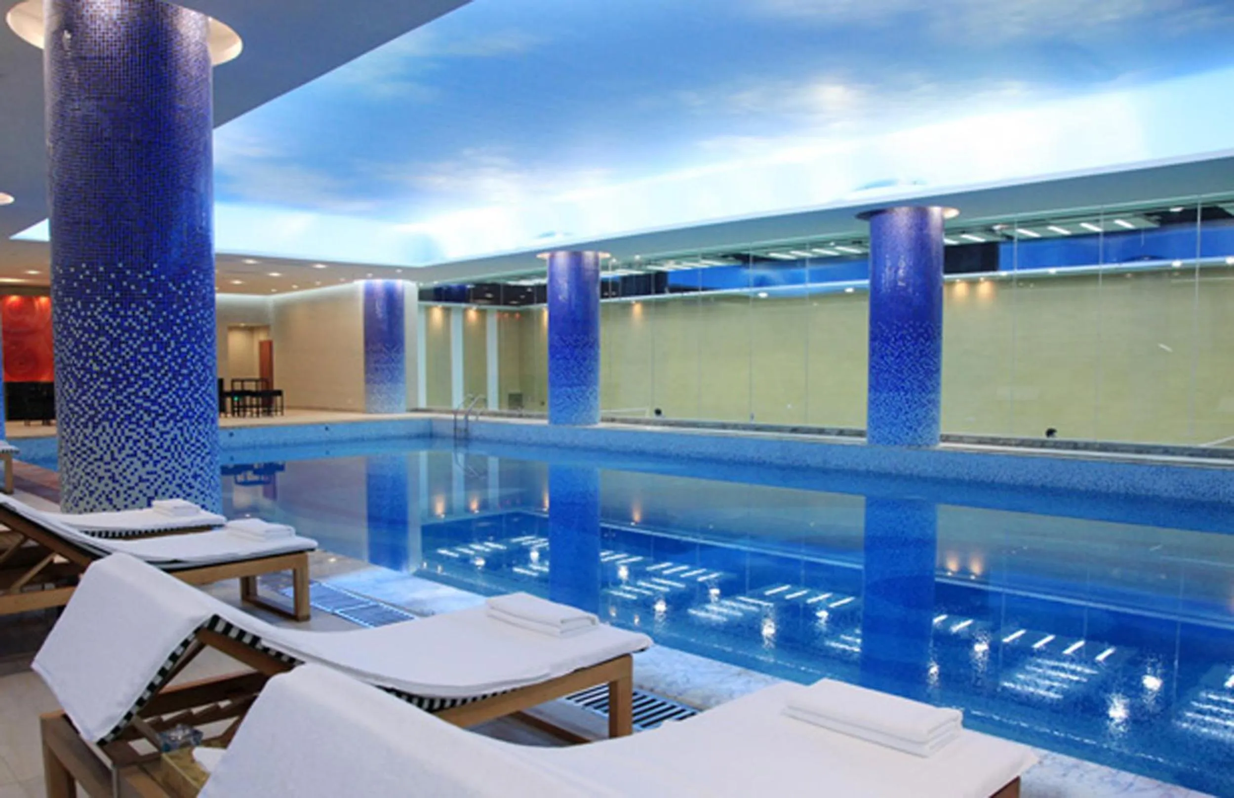 Swimming pool in Beijing International Hotel