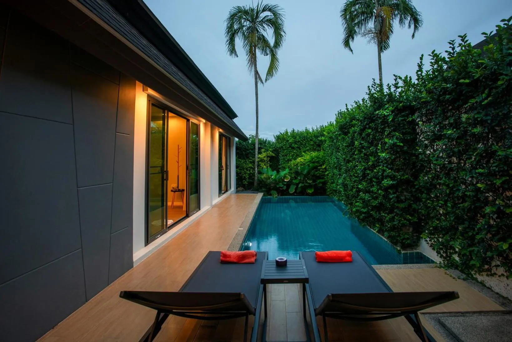 Pool view in The Kiri Villas Resort