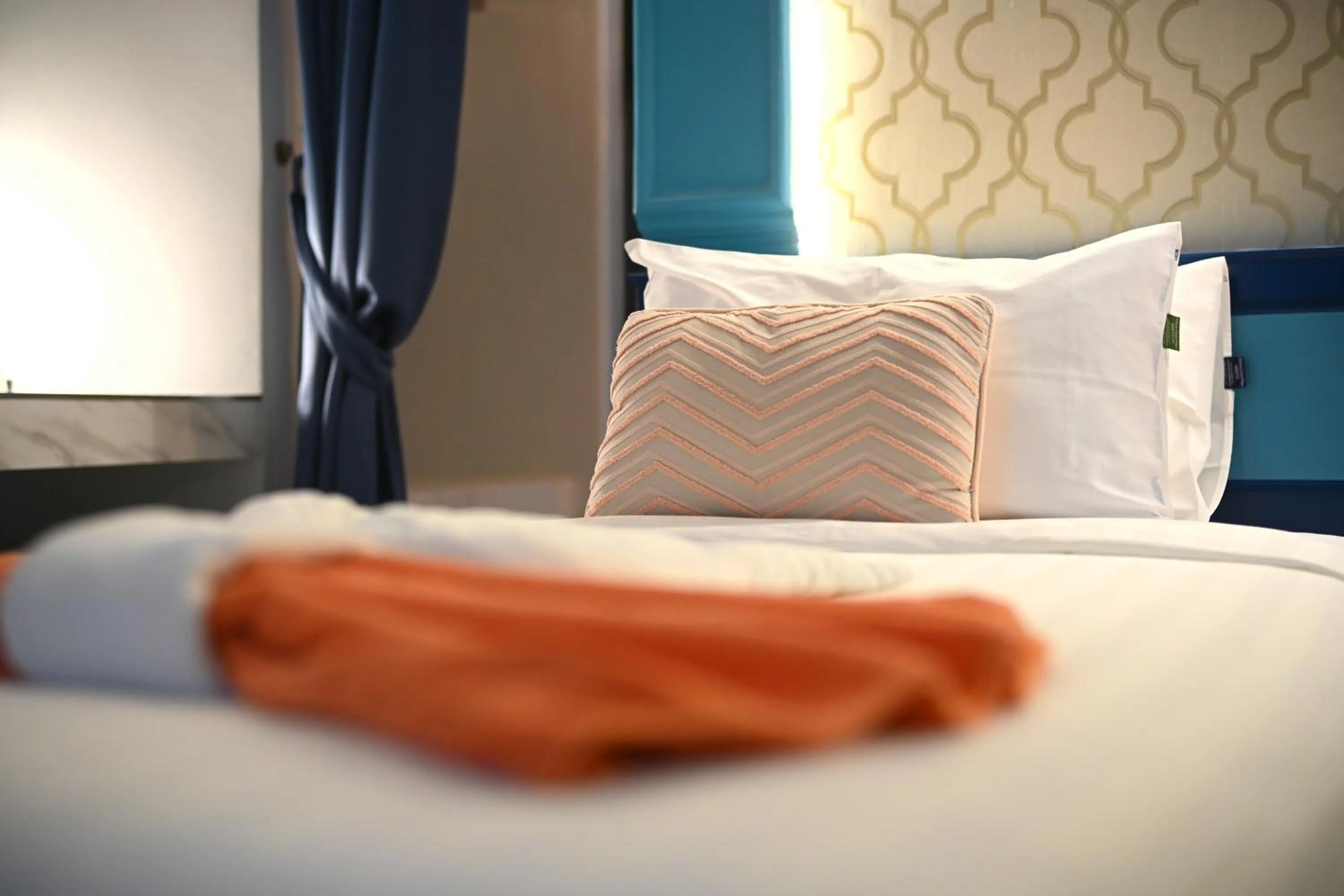 Bed in The Kiri Villas Resort