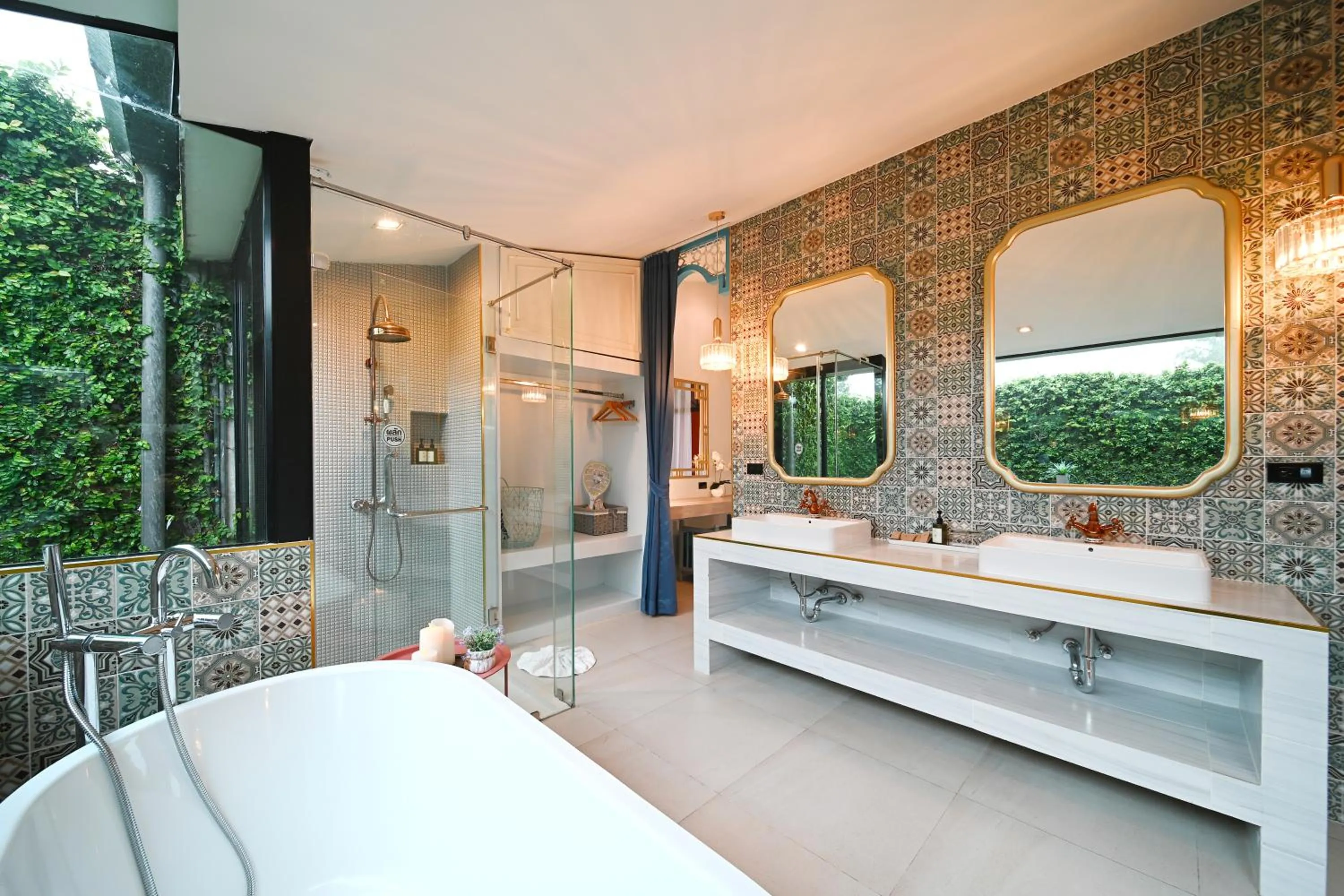 Shower in The Kiri Villas Resort