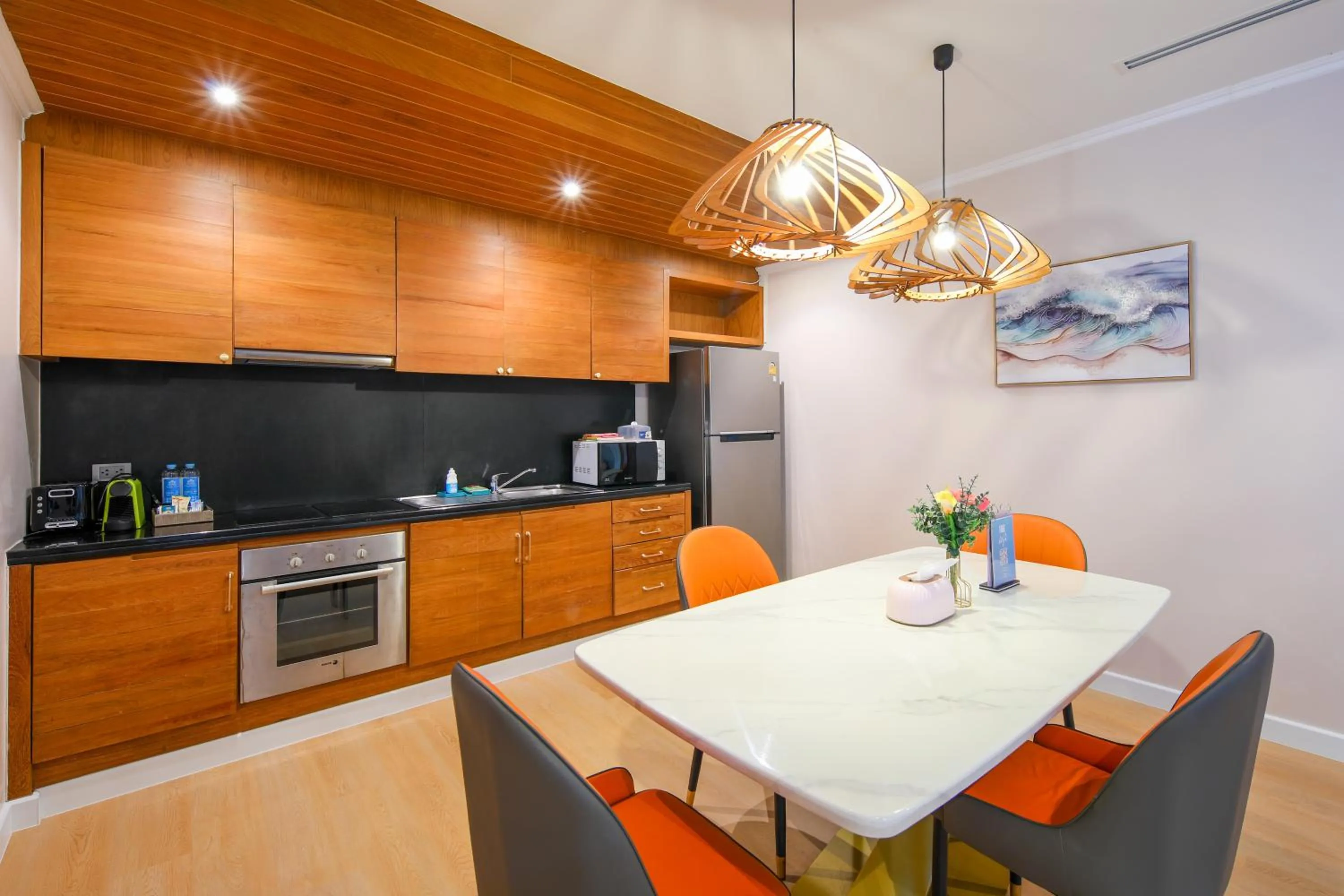 Dining area in The Kiri Villas Resort