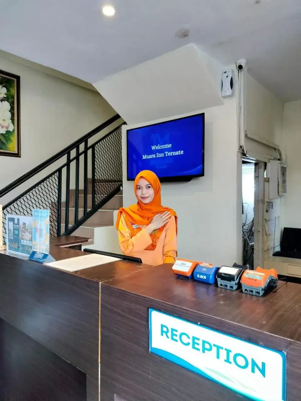 Lobby or reception in Muara Inn ternate Lobby or reception in Muara Inn ternate
