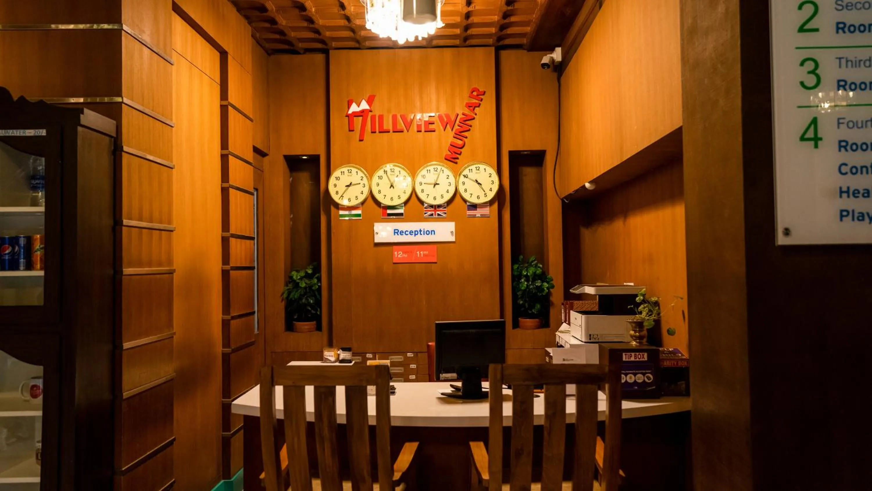 Lobby or reception in HillView Munnar