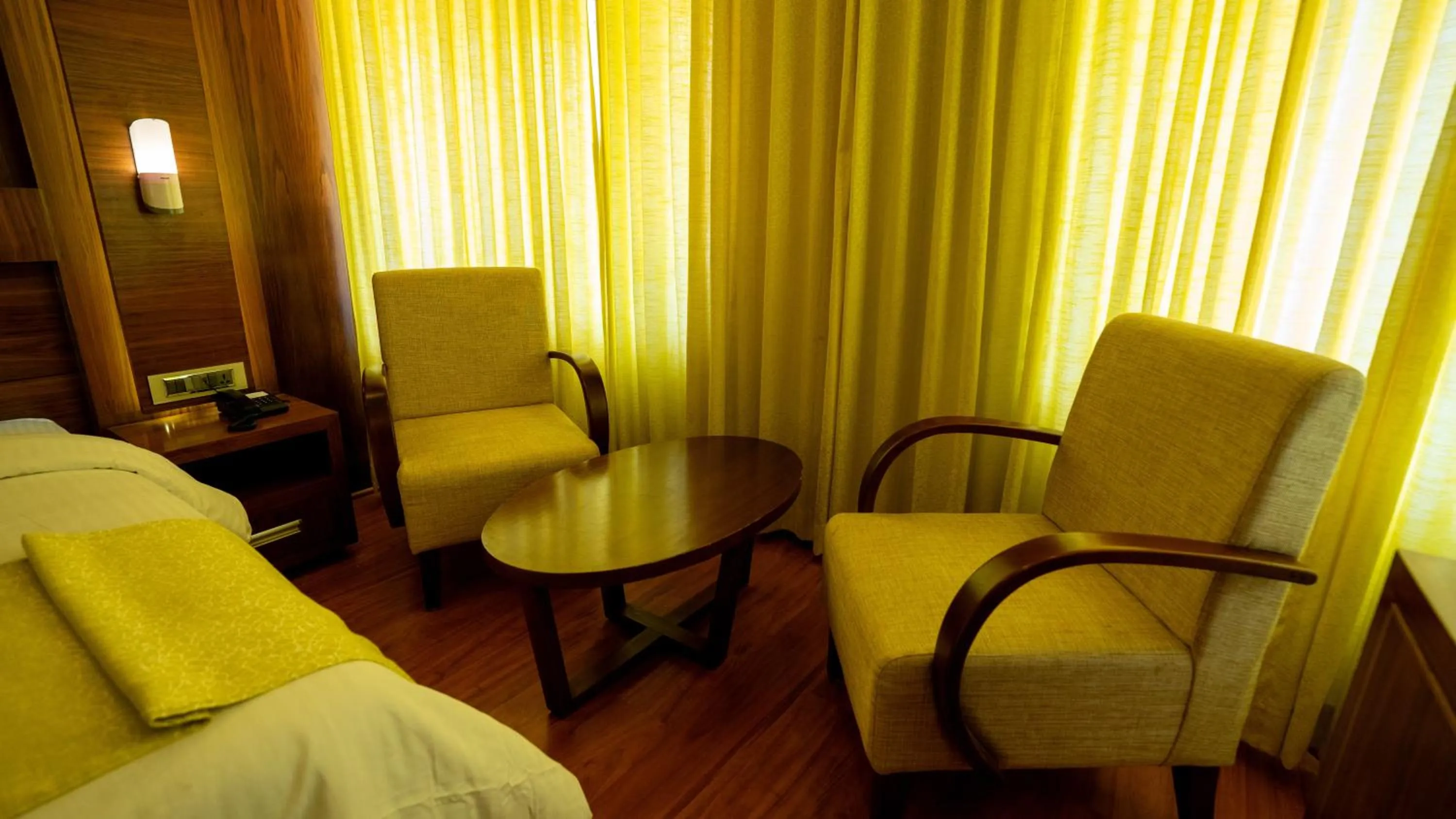 Seating area in HillView Munnar