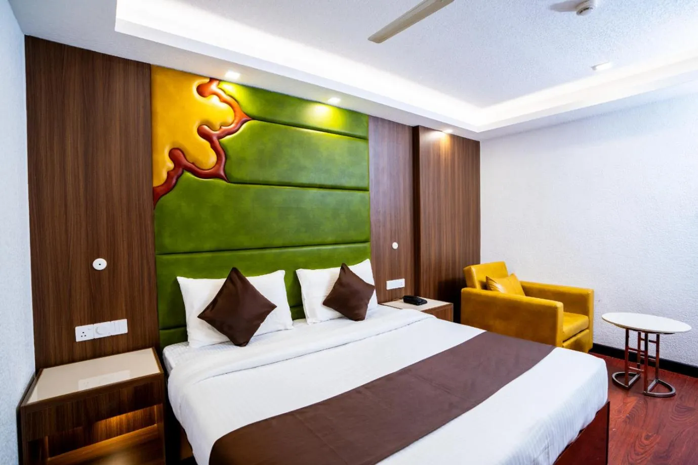 Bed in HillView Munnar