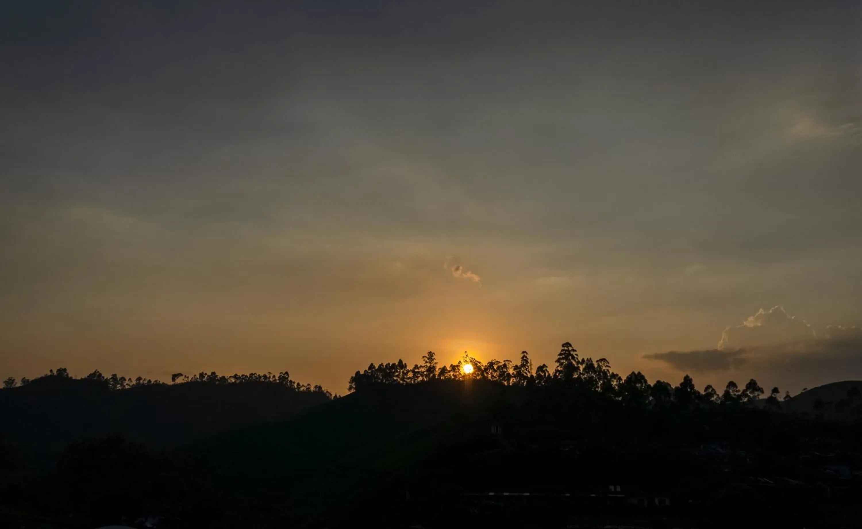 Sunrise in HillView Munnar