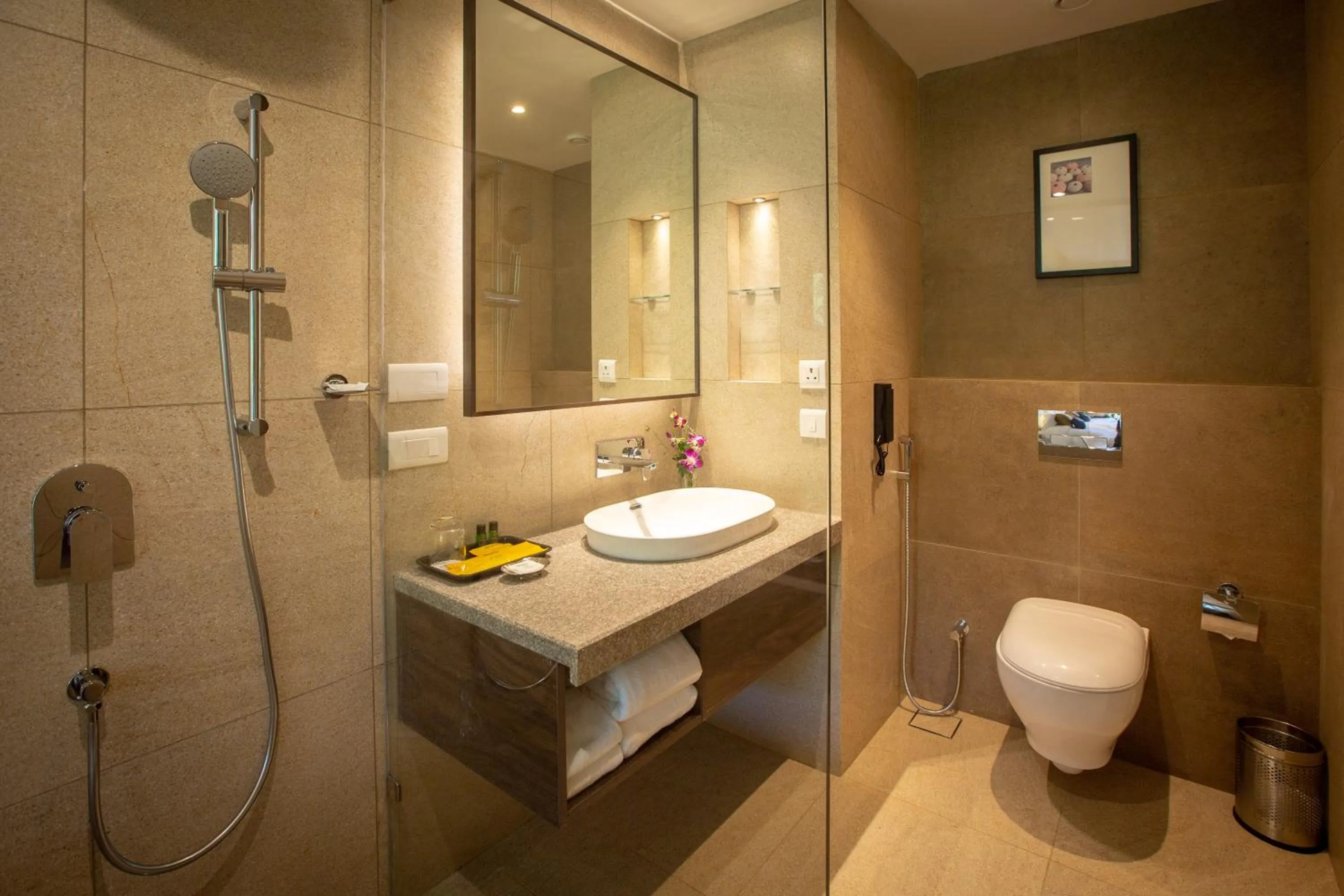 Bathroom in Nanu Resort , Arambol