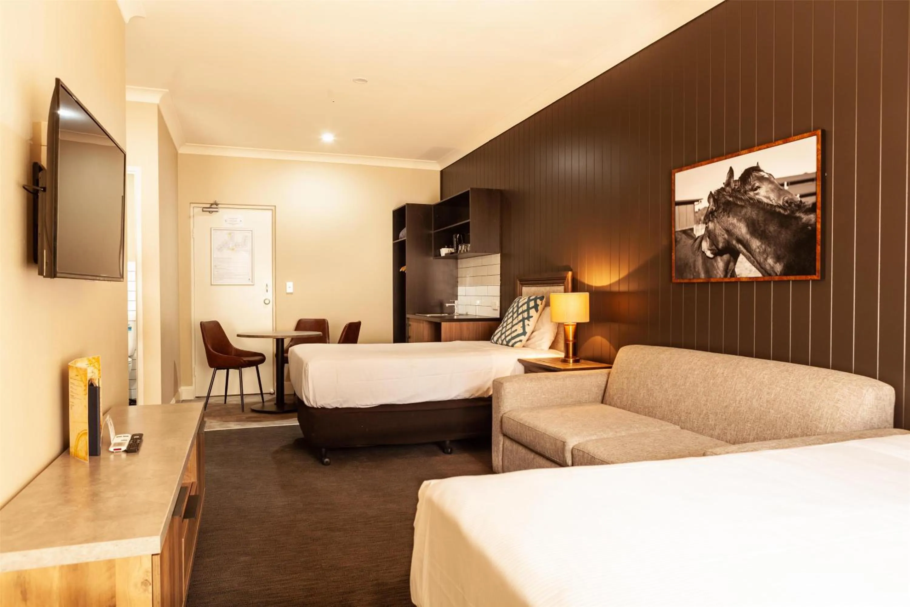 Bedroom, Bed in Nightcap at Archer Hotel