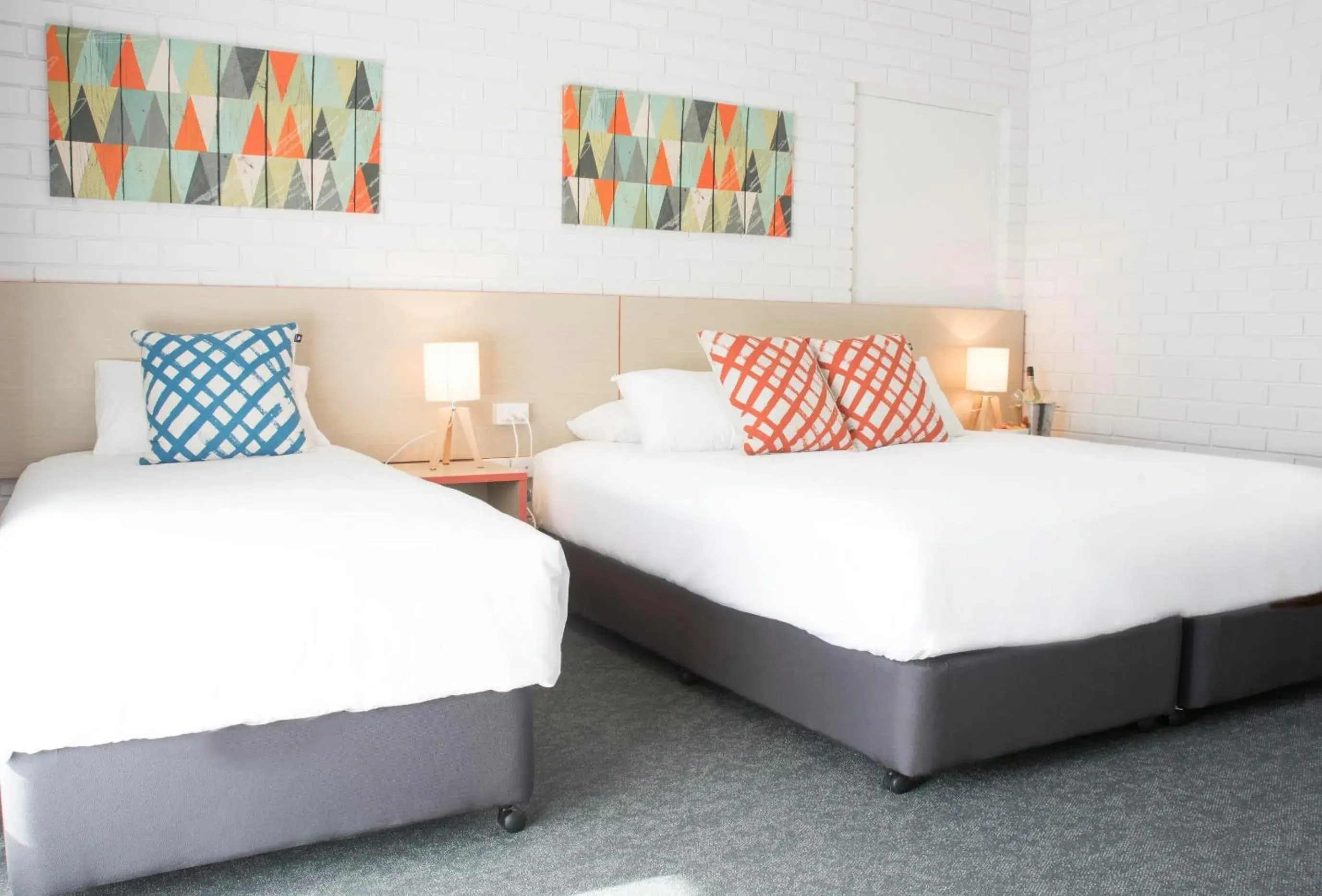 Bedroom, Bed in Nightcap at Archer Hotel Bedroom, Bed in Nightcap at Archer Hotel