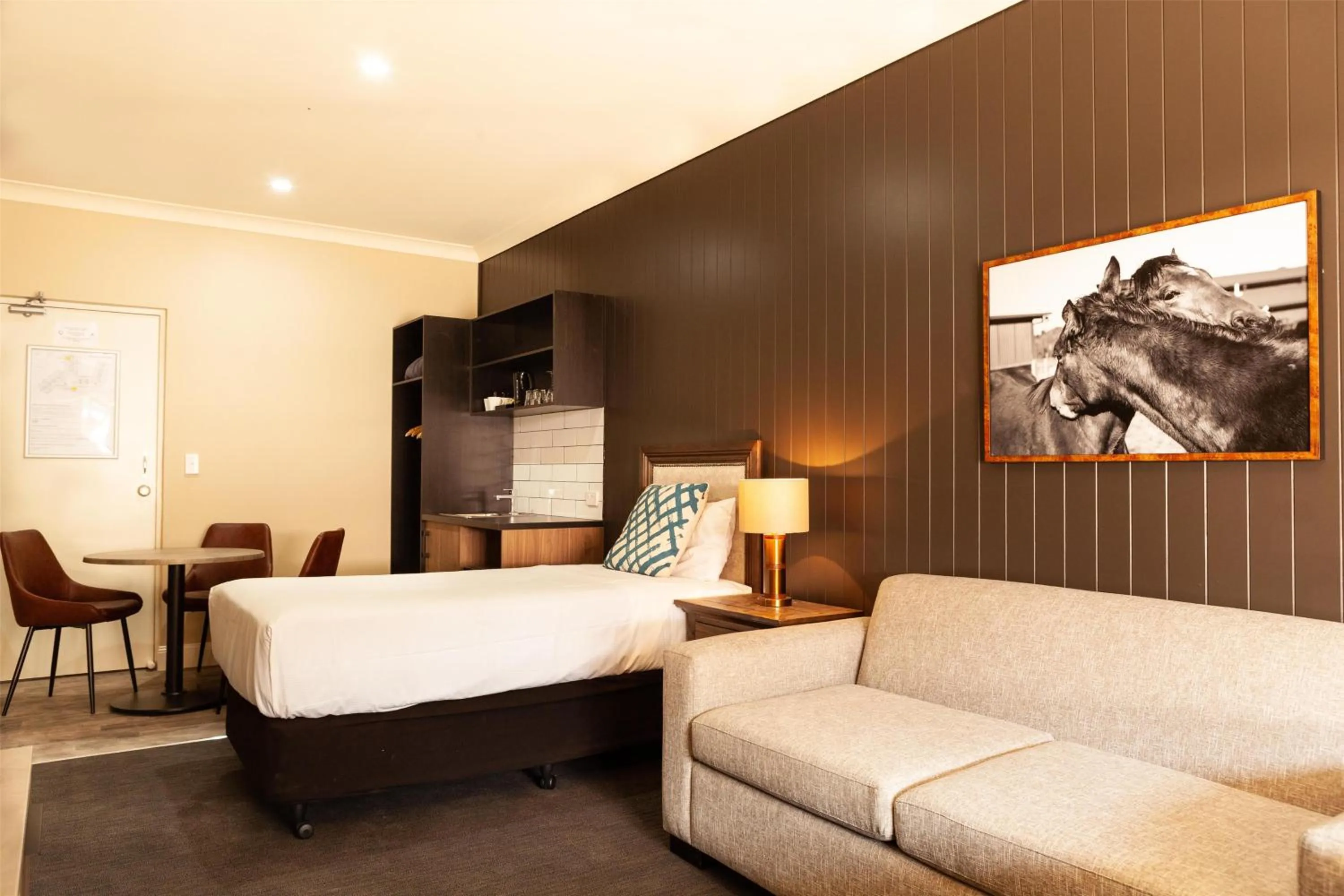 Bedroom, Bed in Nightcap at Archer Hotel