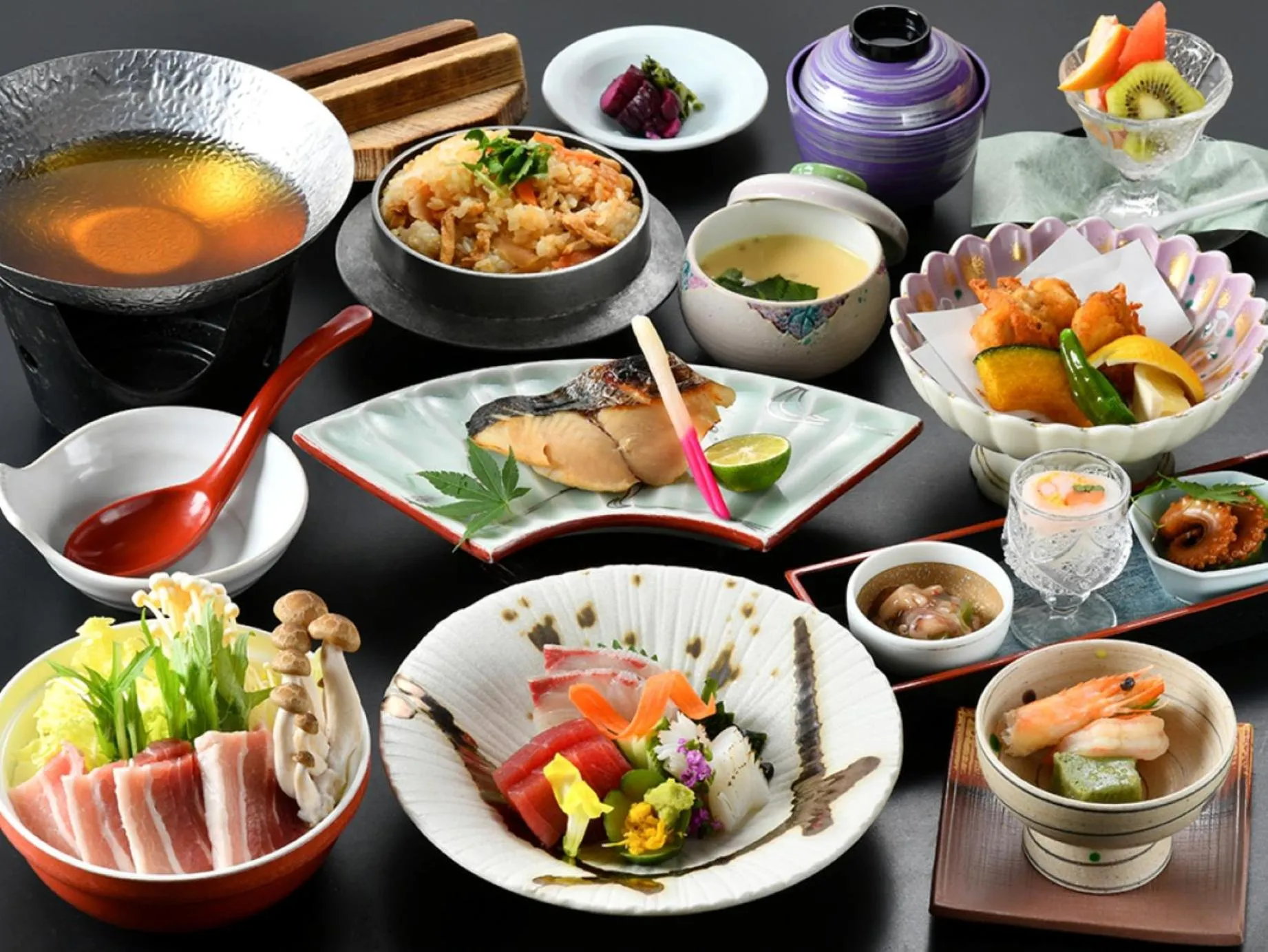 Food close-up in Suigekka