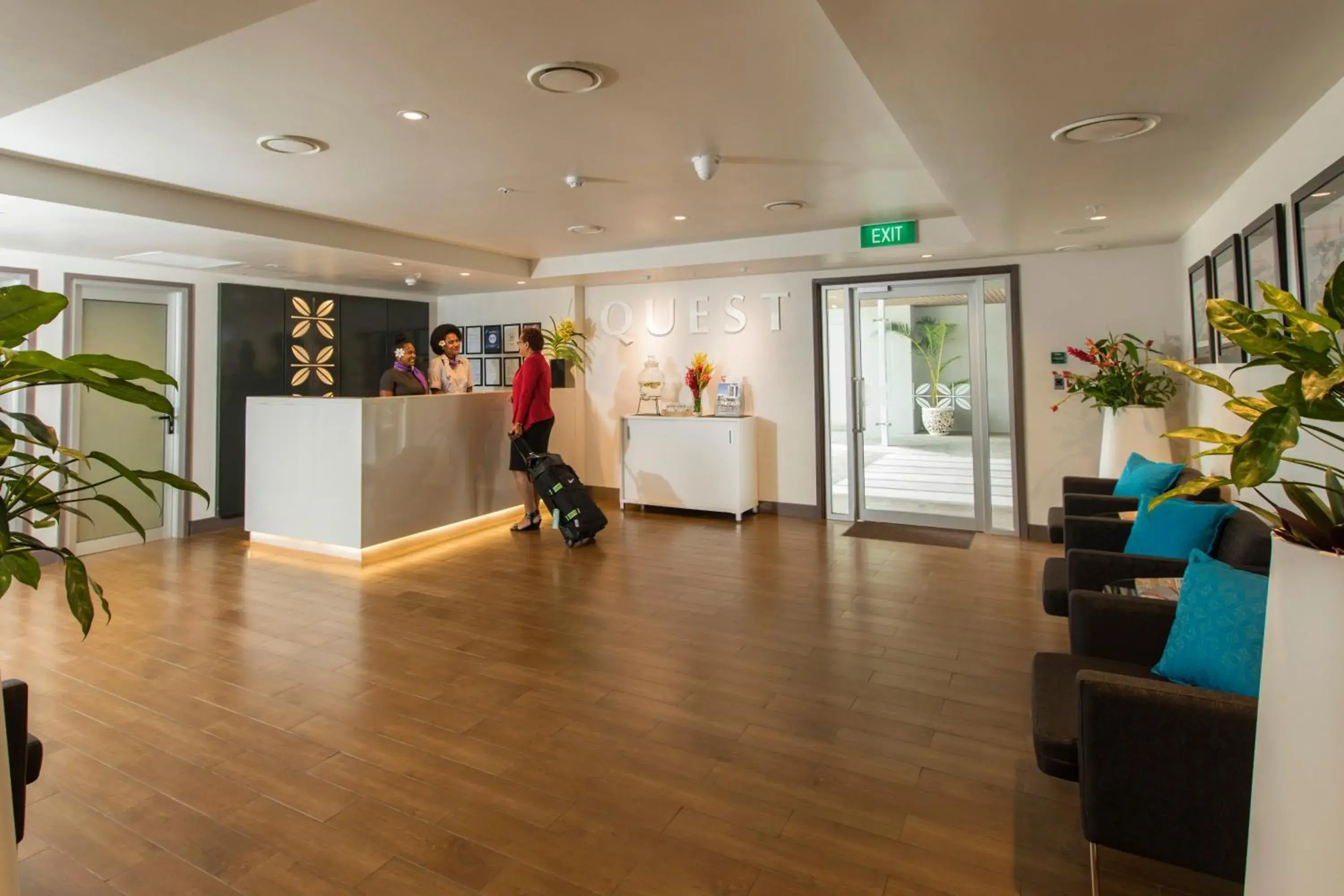 Lobby or reception in Quest Suva Lobby or reception in Quest Suva