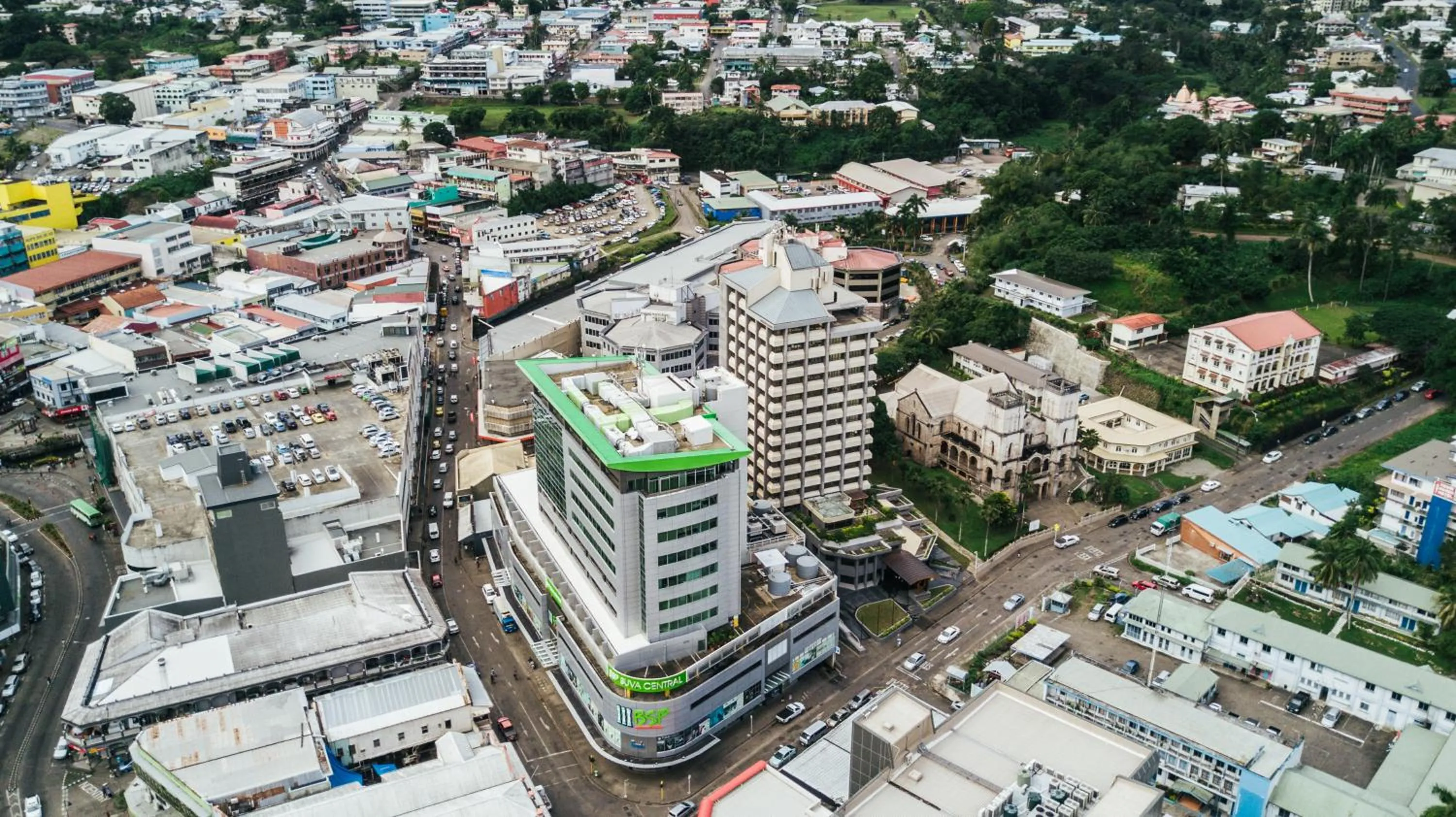 Bird's eye view in Quest Suva