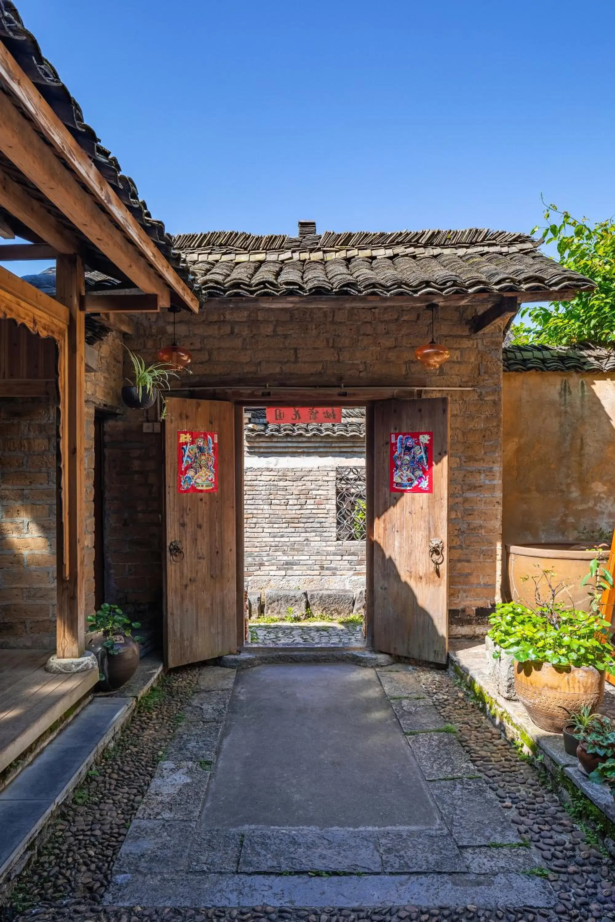 Garden view in Yangshuo Secret Garden Garden view in Yangshuo Secret Garden