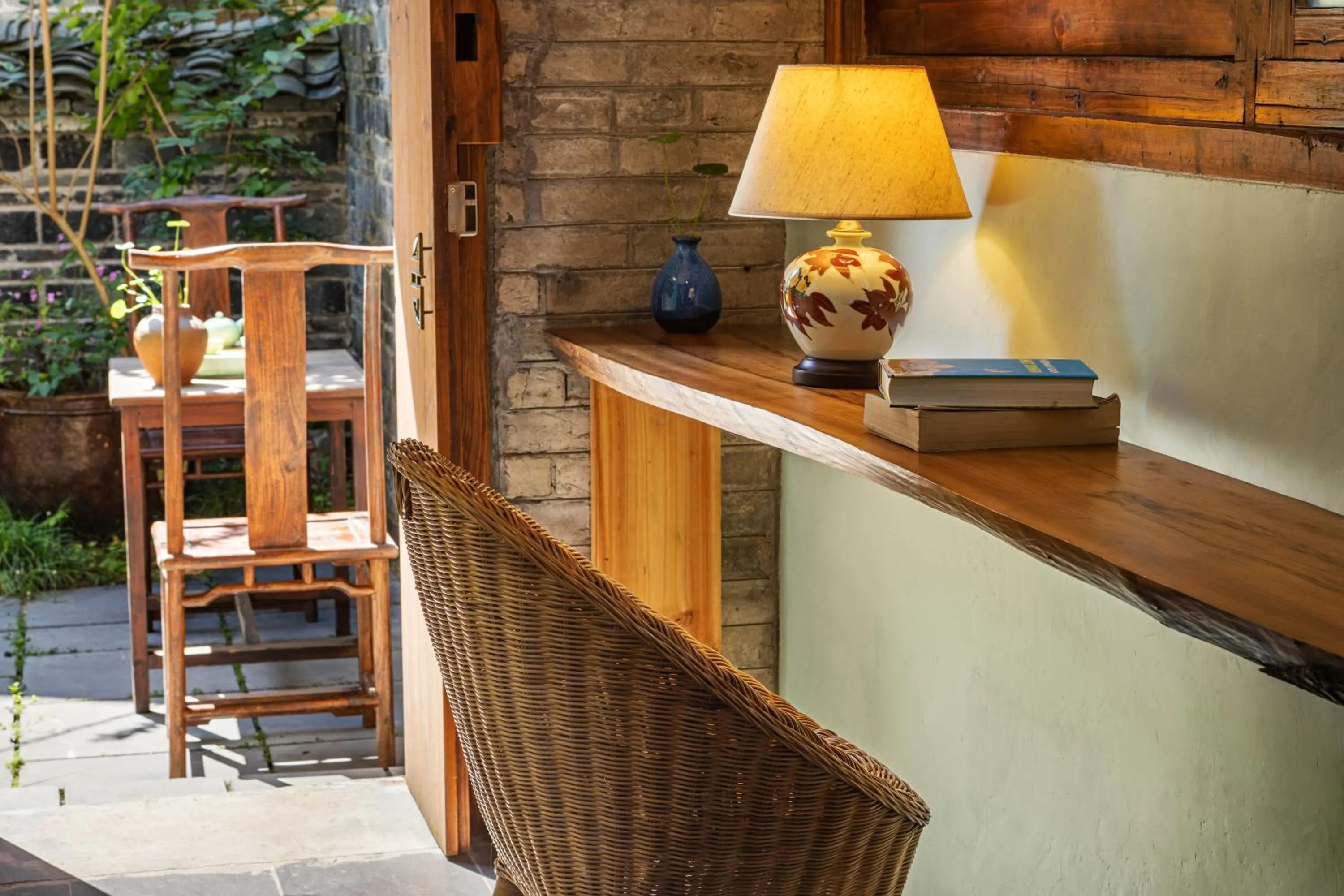 Balcony/Terrace in Yangshuo Secret Garden