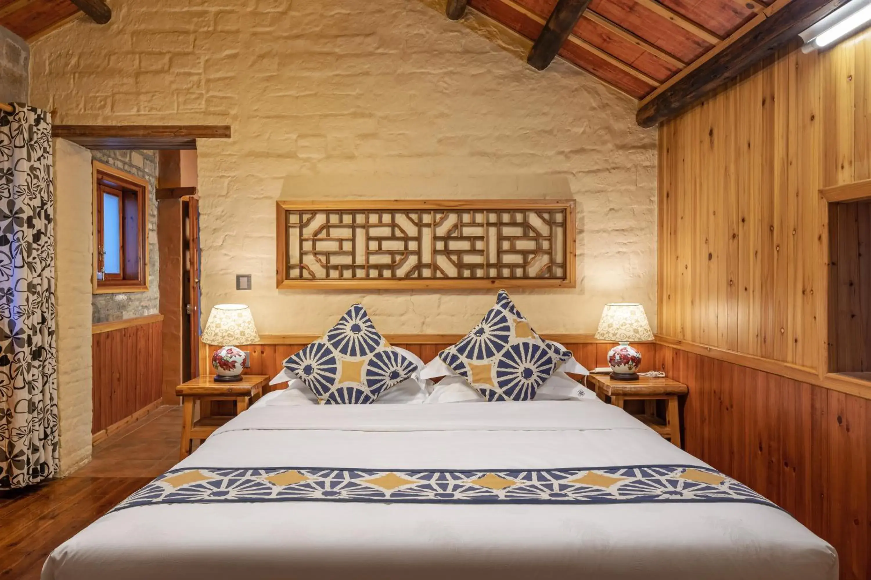 Photo of the whole room, Bed in Yangshuo Secret Garden Photo of the whole room, Bed in Yangshuo Secret Garden