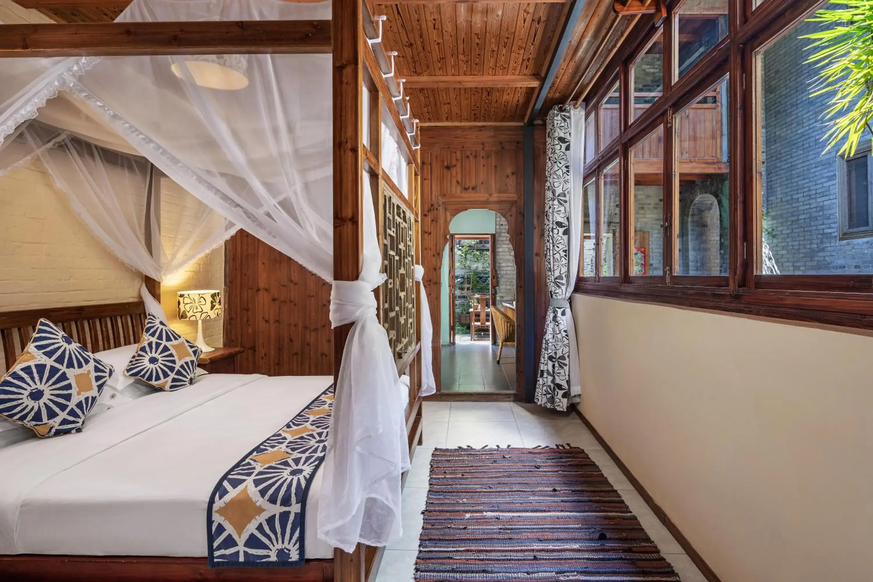 Photo of the whole room, Bed in Yangshuo Secret Garden Photo of the whole room, Bed in Yangshuo Secret Garden