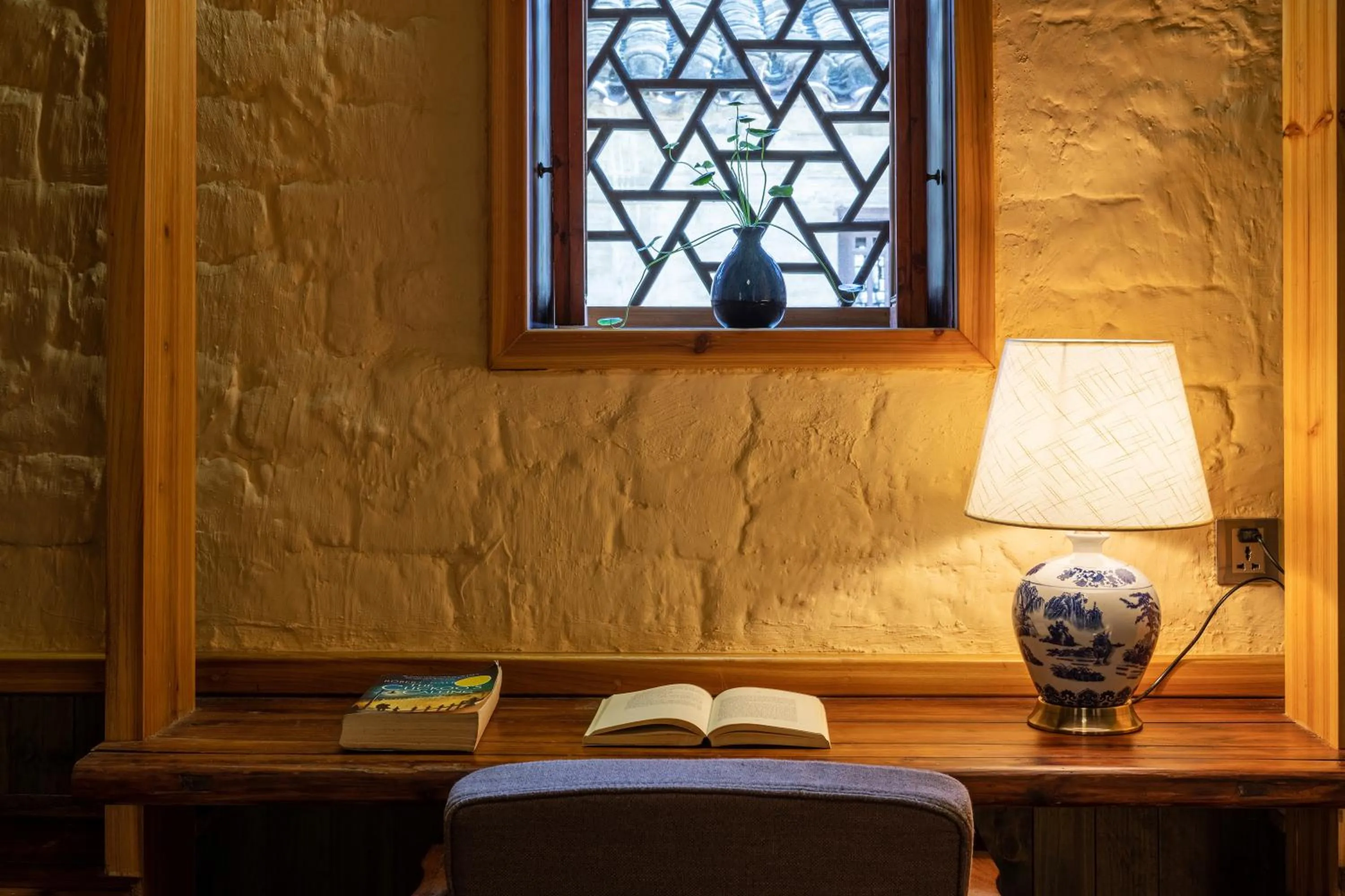 Seating area in Yangshuo Secret Garden