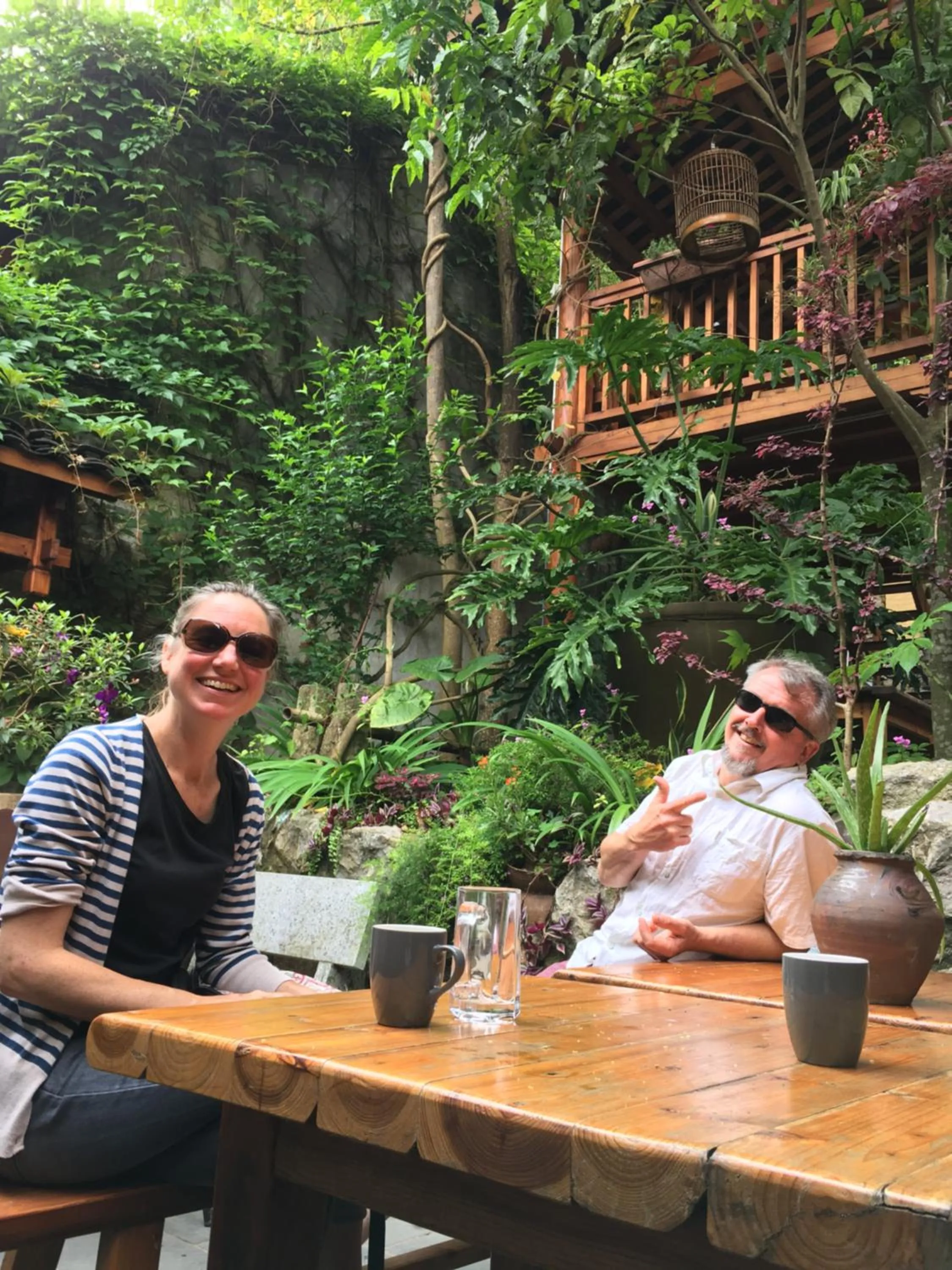 People in Yangshuo Secret Garden