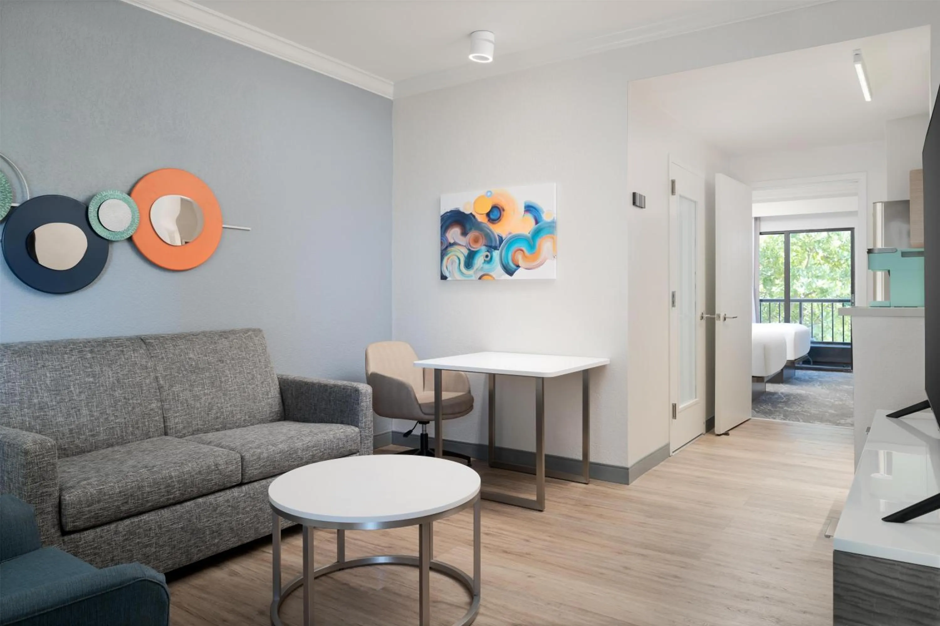 Pure Wellness Suite with Two Double Beds, Lake View, and Breakfast in Hilton Boca Raton Suites - Newly Renovated