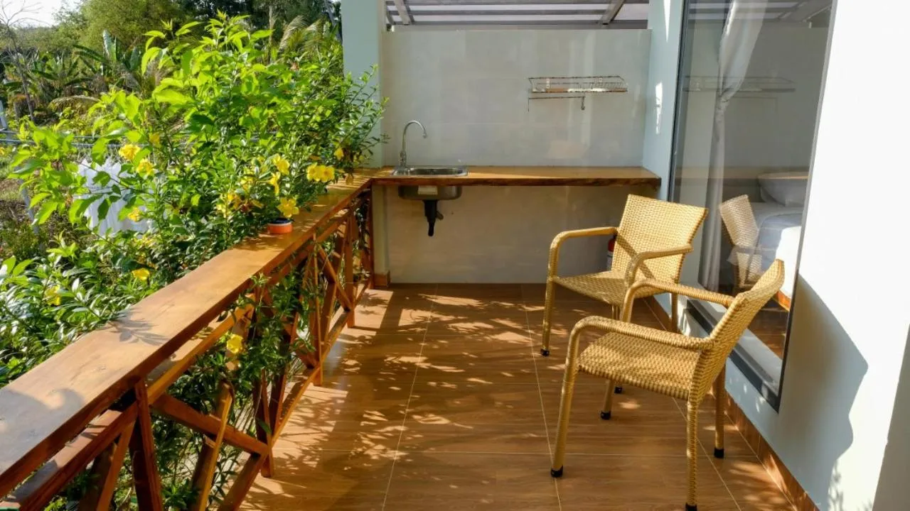 Balcony/Terrace in Phu Quoc Areca Garden Bungalow