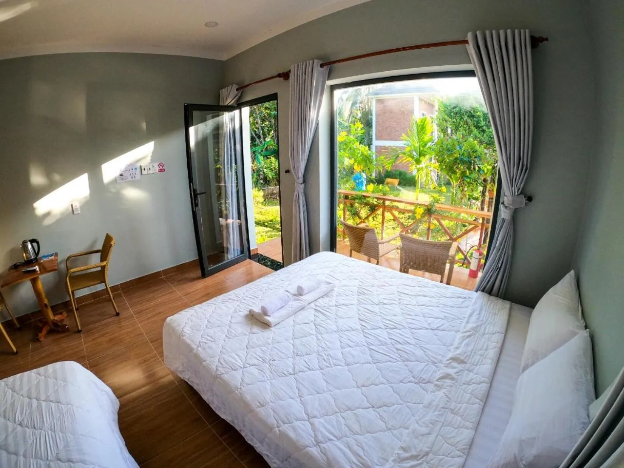 Bed in Phu Quoc Areca Garden Bungalow