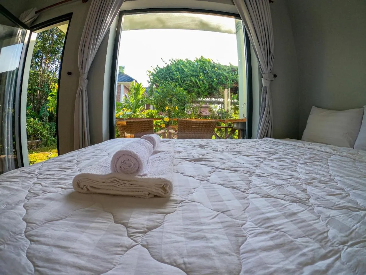 Bed in Phu Quoc Areca Garden Bungalow