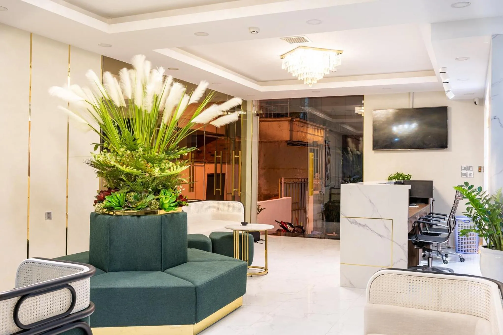 Lobby or reception in Ecstasy Hotel