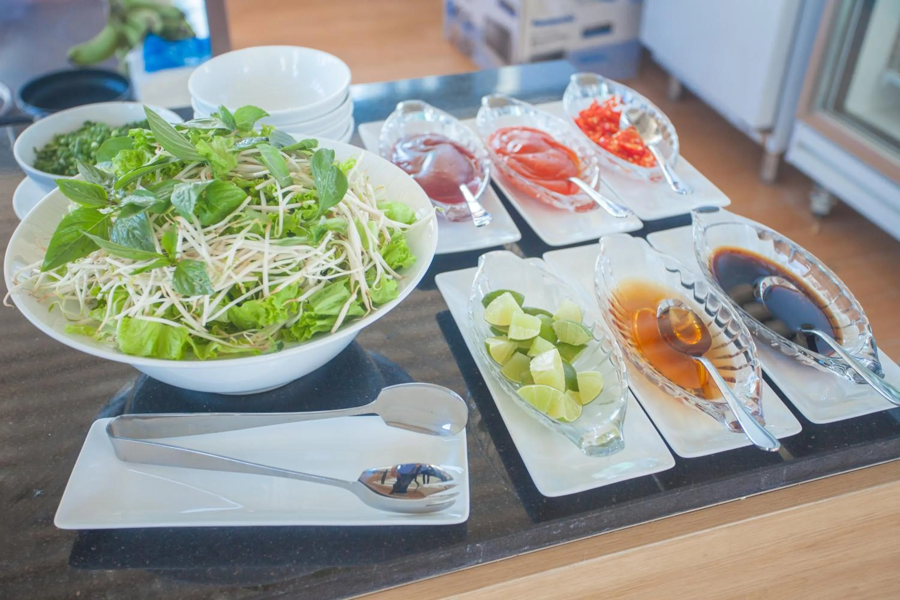 Buffet breakfast in Ecstasy Hotel